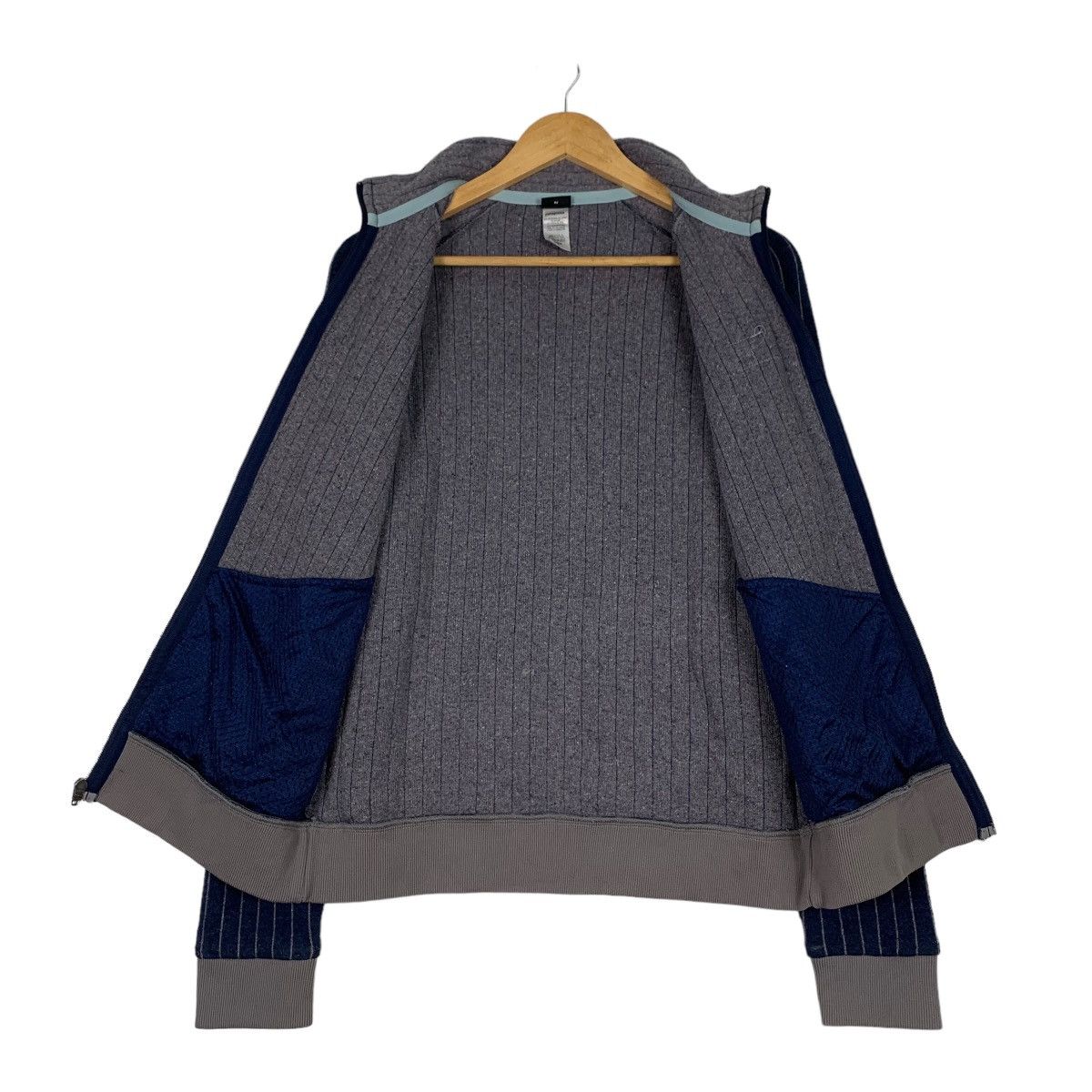 Patagonia PATAGONIA Blue Striped Sweater Jacket #1102-C50 Size US M / EU 48-50 / 2 - 11 Thumbnail