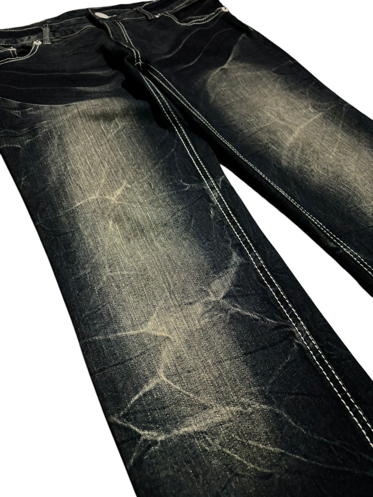 Japanese Brand Japanese Original Japan Strike Faded Season Jeans Denim Size US 34 / EU 50 - 3 Thumbnail