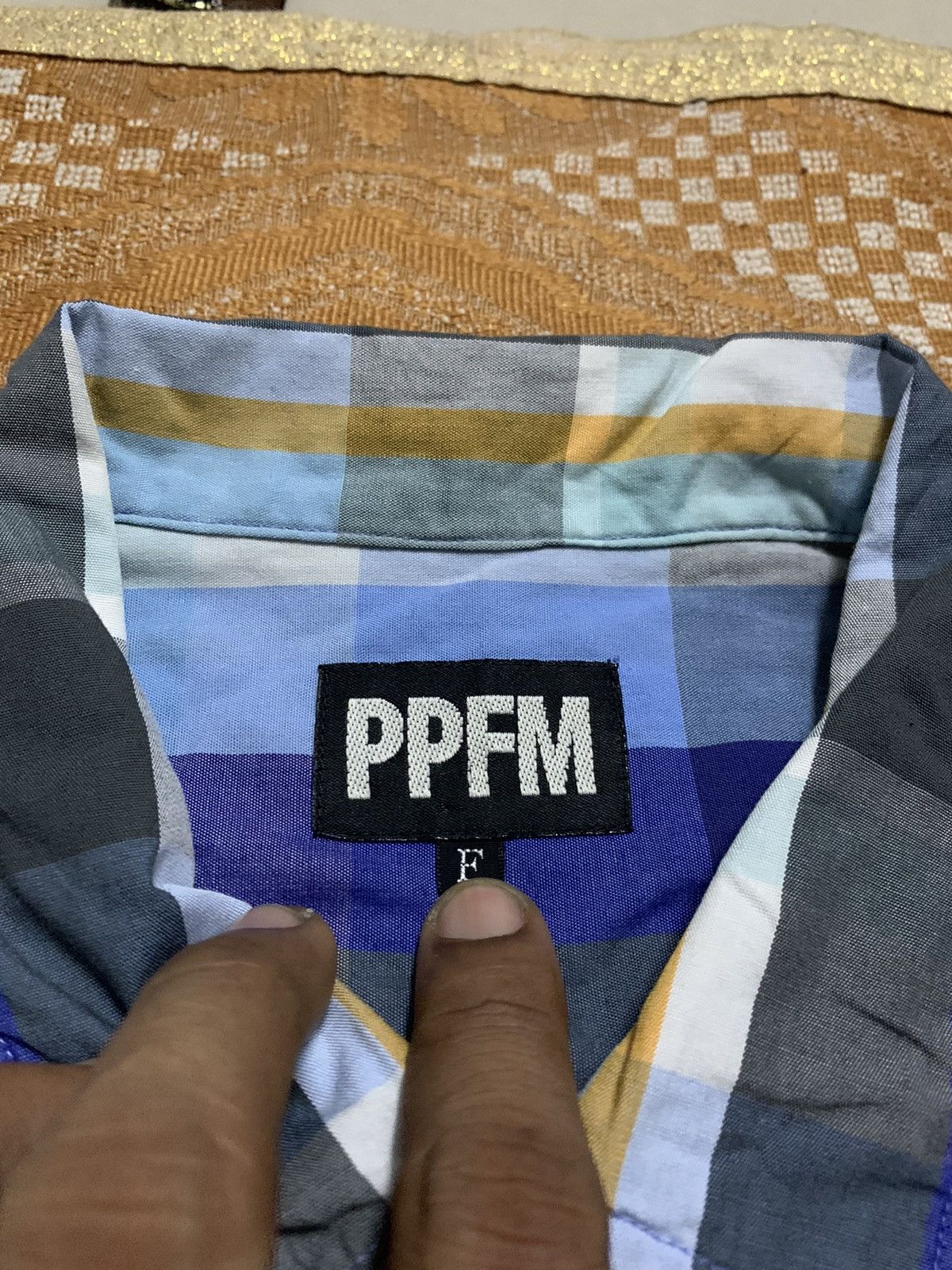 PPFM VINTAGE PPFM BRICK BUTTON UP SHIRT RARE DESIGN Size US L / EU 52-54 / 3 - 5 Thumbnail