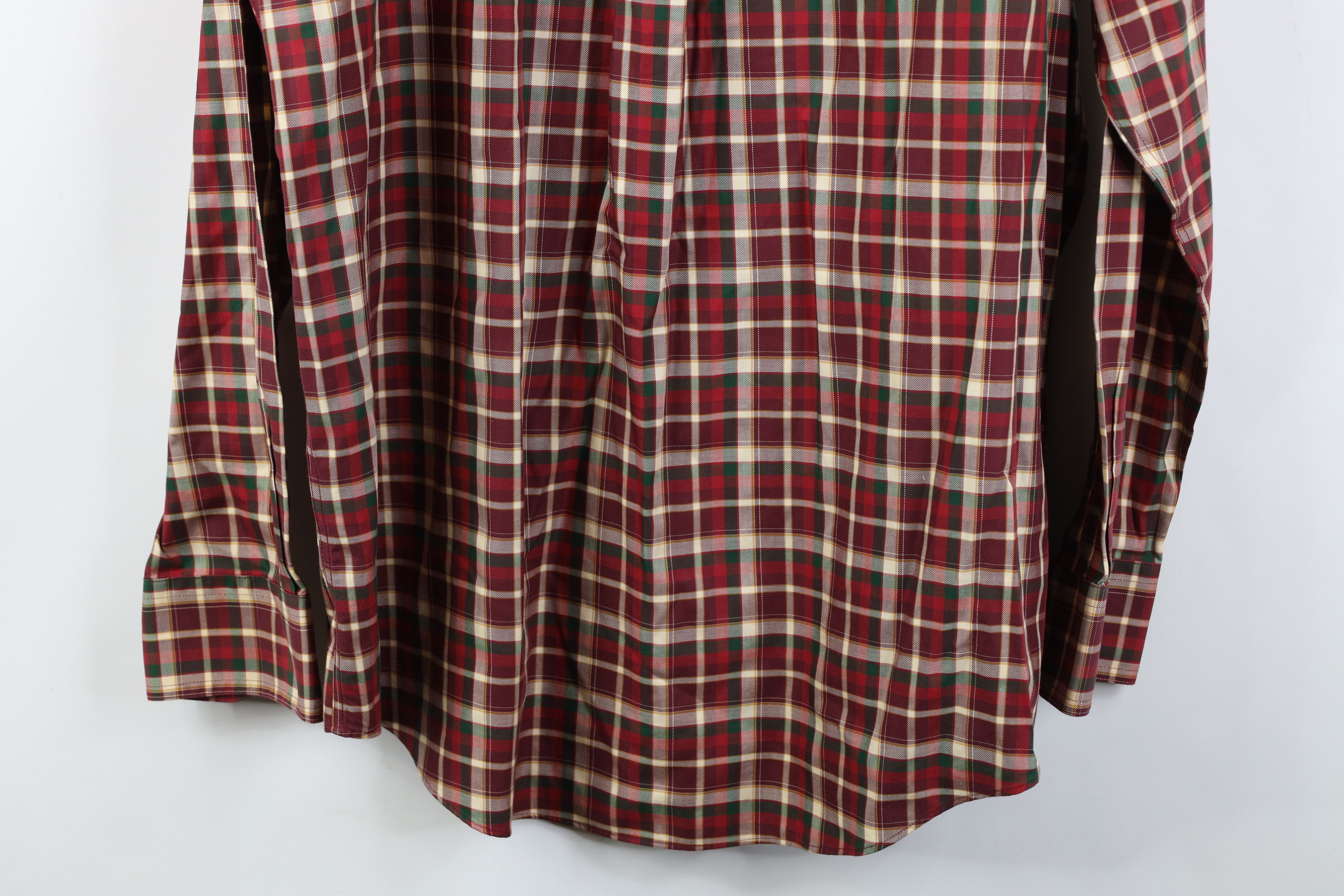 Cabelas Vintage Cabelas Collared Button Down Shirt Red Plaid Cotton Size US L / EU 52-54 / 3 - 12 Thumbnail