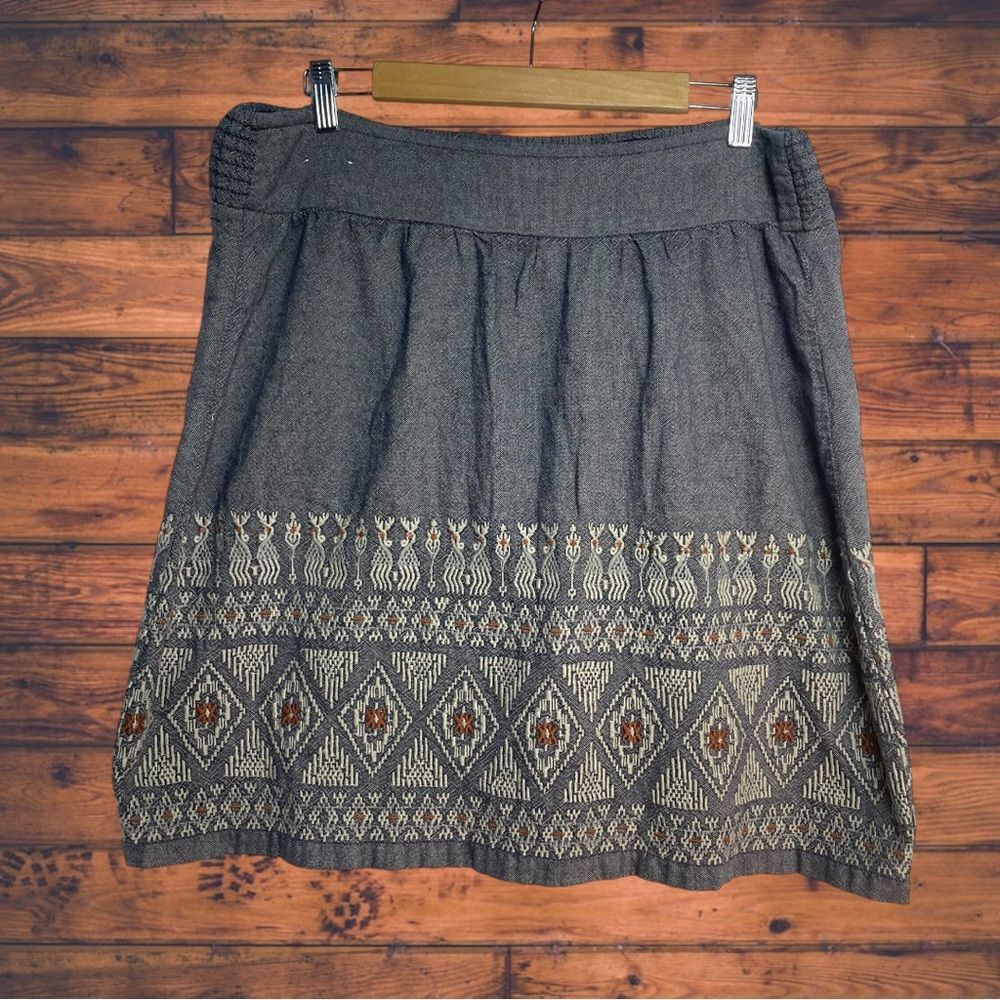 Other Bob Timberlake Embroidered Boho Skirt Large Size 34" / US 12 / IT 48 - 1 Thumbnail