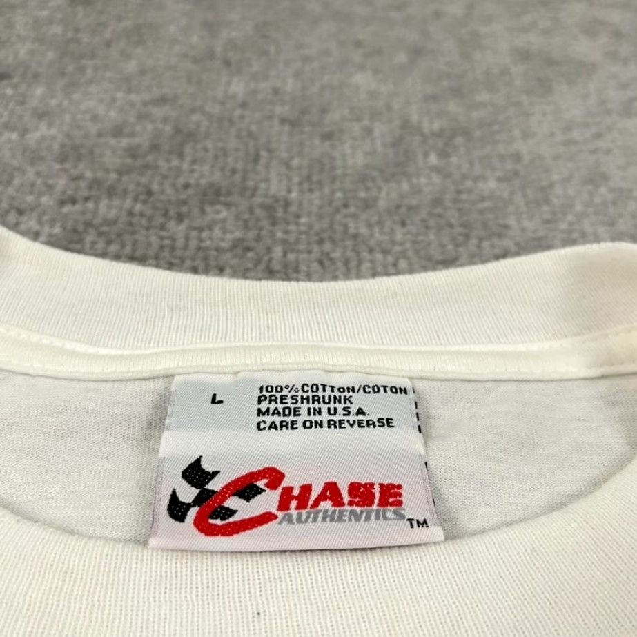 Chase Authentics VINTAGE Chase Authentics NASCAR T-Shirt Men Large White 90s Retro Monte Carlo Graphic Size US L / EU 52-54 / 3 - 4 Thumbnail