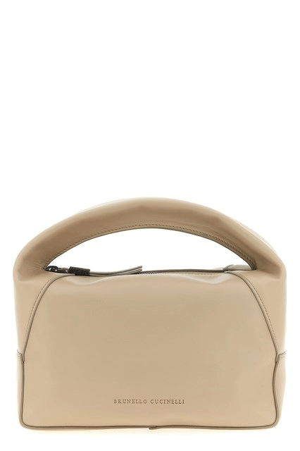 Brunello Cucinelli BRUNELLO CUCINELLI Duo beige Top Handle Bag New & Authentic Size ONE SIZE - 4 Thumbnail