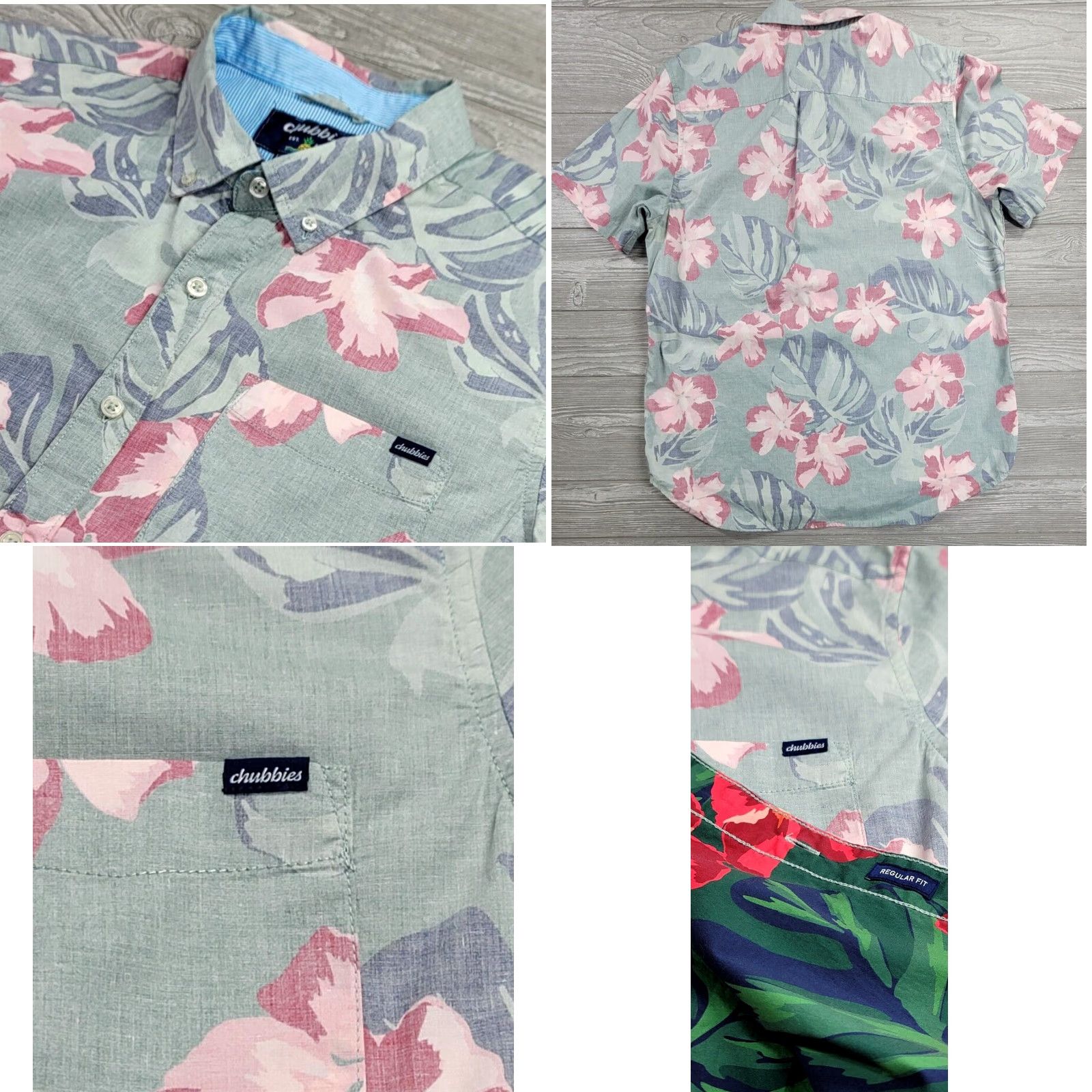 Chubbies Chubbies Friday Shirt Short Sleeve Button Up Men’s Sz L Hawaiian Reverse Print Shirt Size US L / EU 52-54 / 3 - 8 Thumbnail