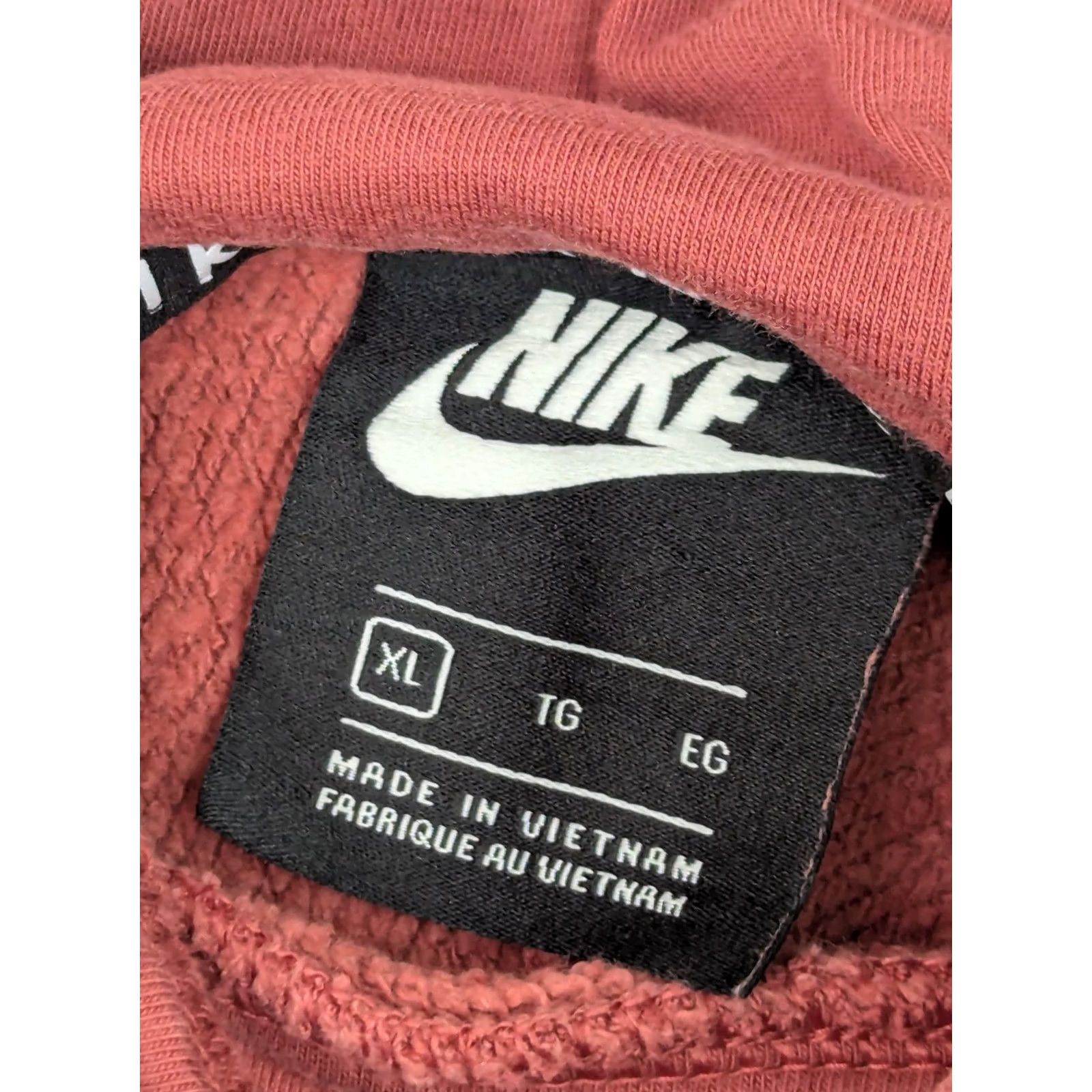 Nike Nike Air Hoodie Women XL Pomegranite Maroon Red Pullover Sweater Spellout CZ4014 Size XL / US 12-14 / IT 48-50 - 5 Thumbnail