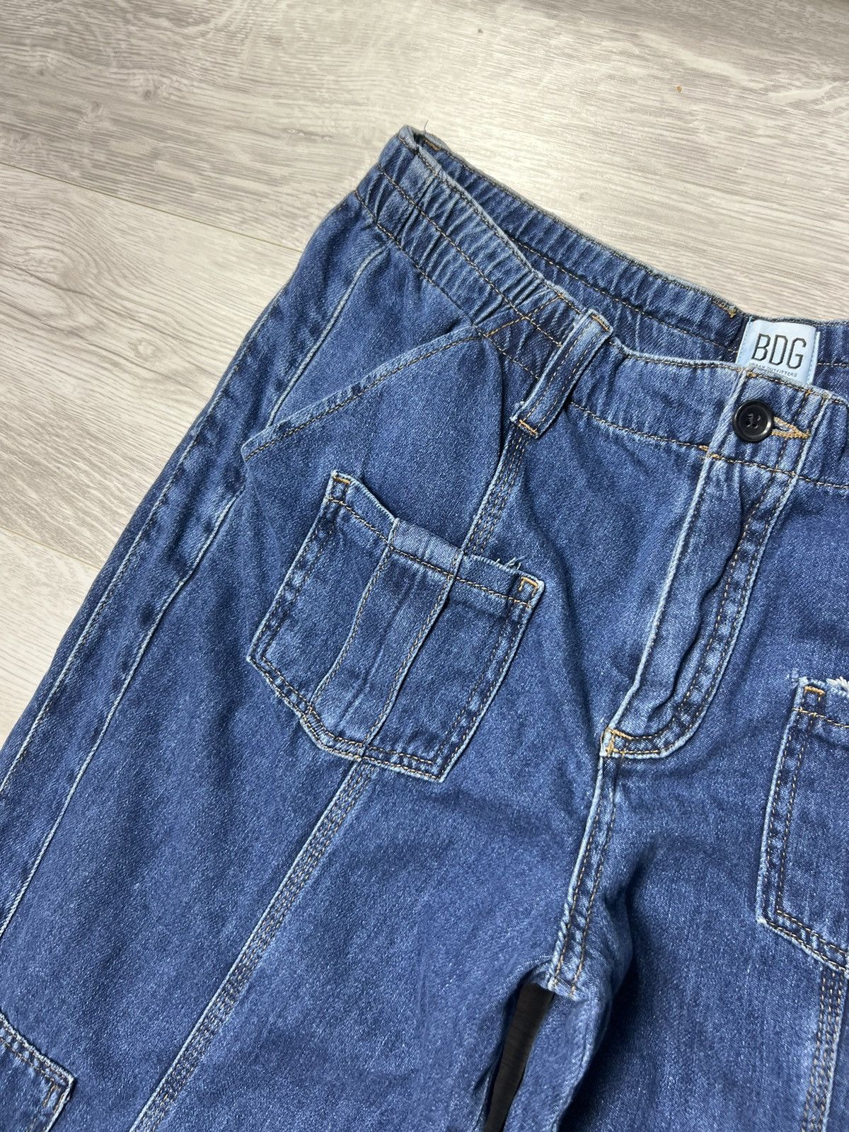 Bdg BDG Multi Pocket Baggy Denim Pants Wide Leg Jeans Size US 34 / EU 50 - 4 Thumbnail