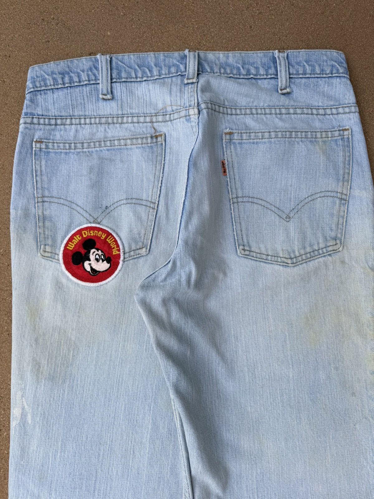 Levi's Vtg 70’s Levi’s 663 Orange Tab Bellbottom Flare Jeans 32x32 Size US 32 / EU 48 - 7 Thumbnail
