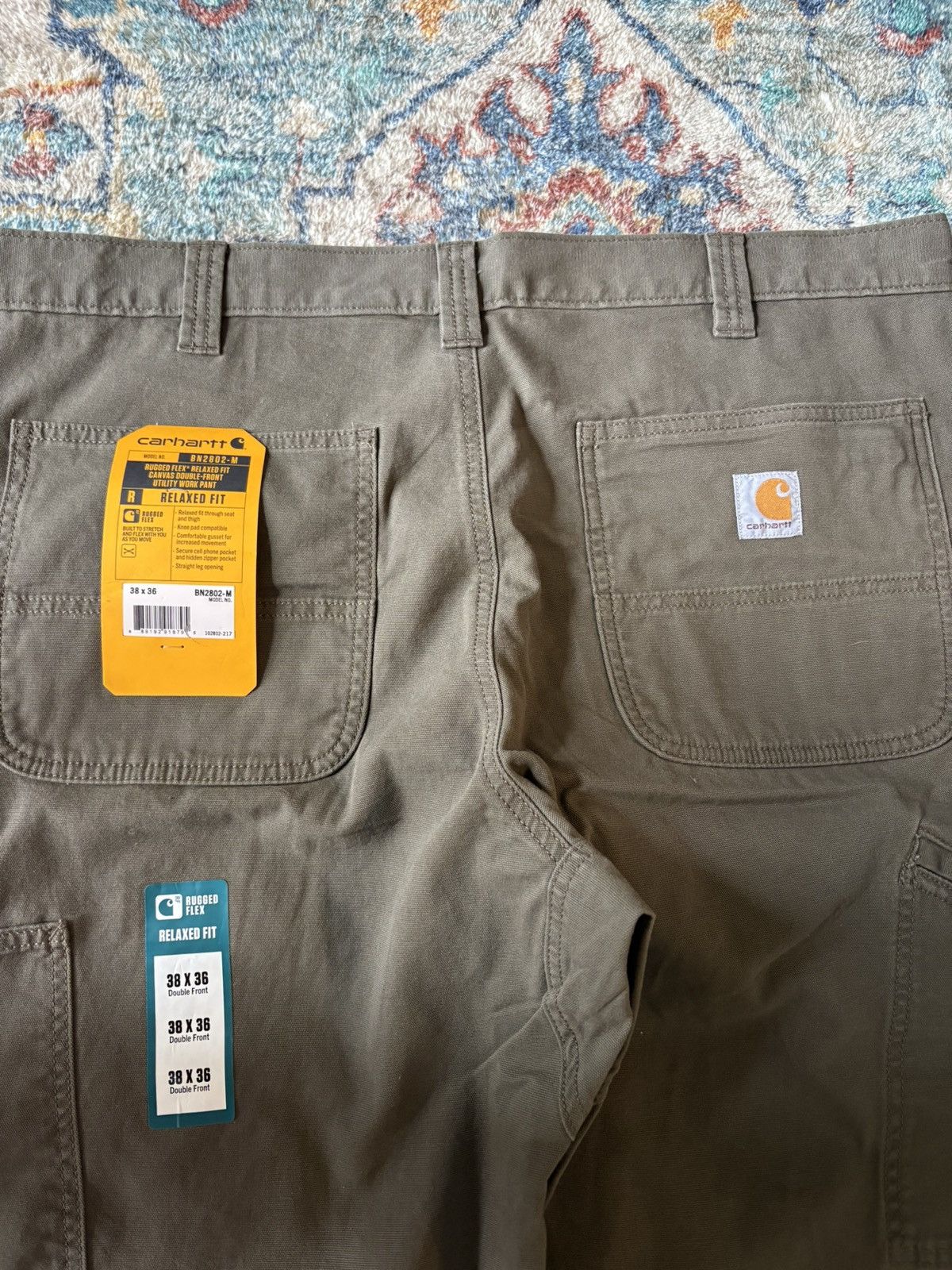 Carhartt Carhartt NWT Green Lightweight Double Knees Workwear Pants Size US 38 / EU 54 - 6 Thumbnail