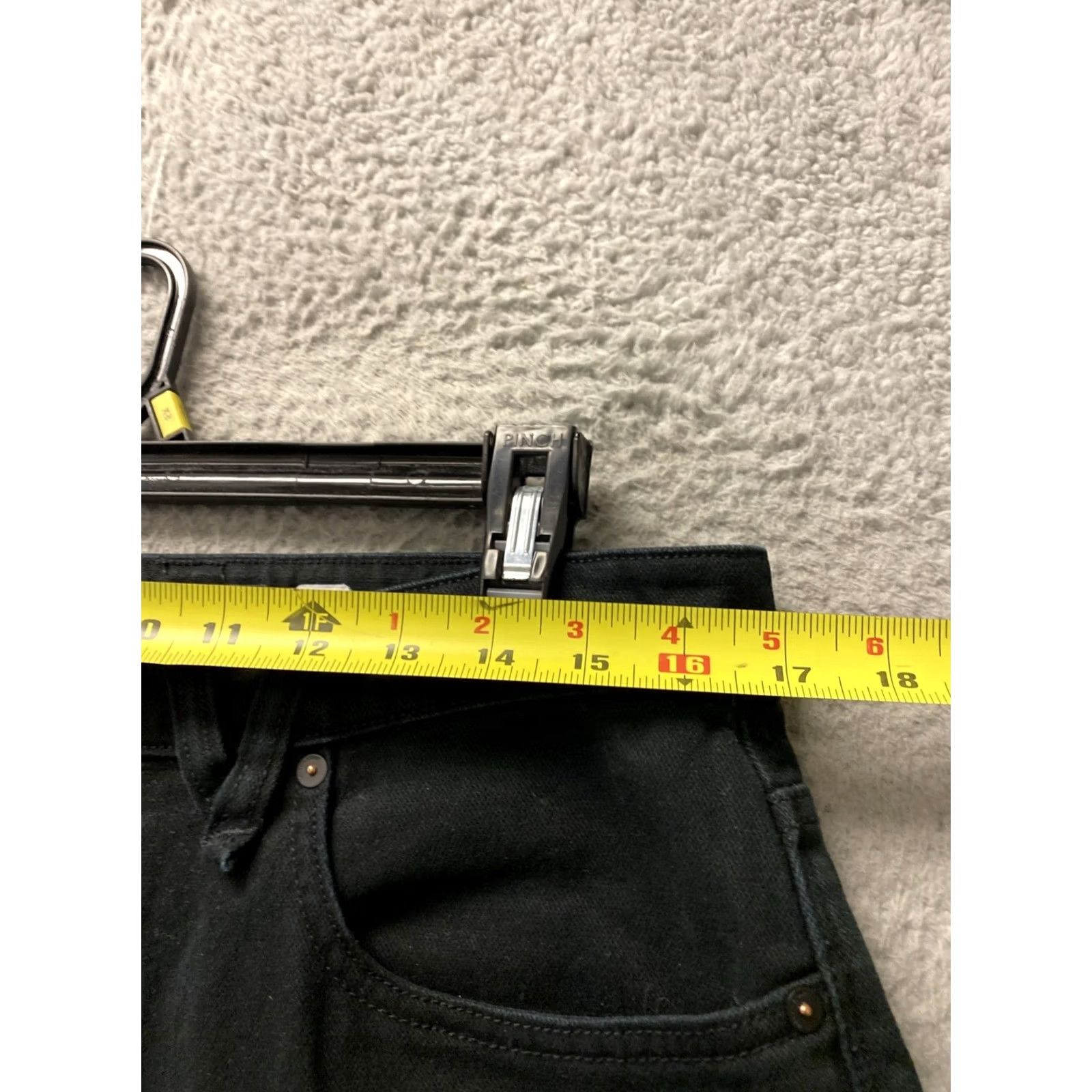Volcom Volcom Jeans Men’s 33x32 Black Regular Straight Jeans Pants /0587 Size US 33 - 3 Thumbnail