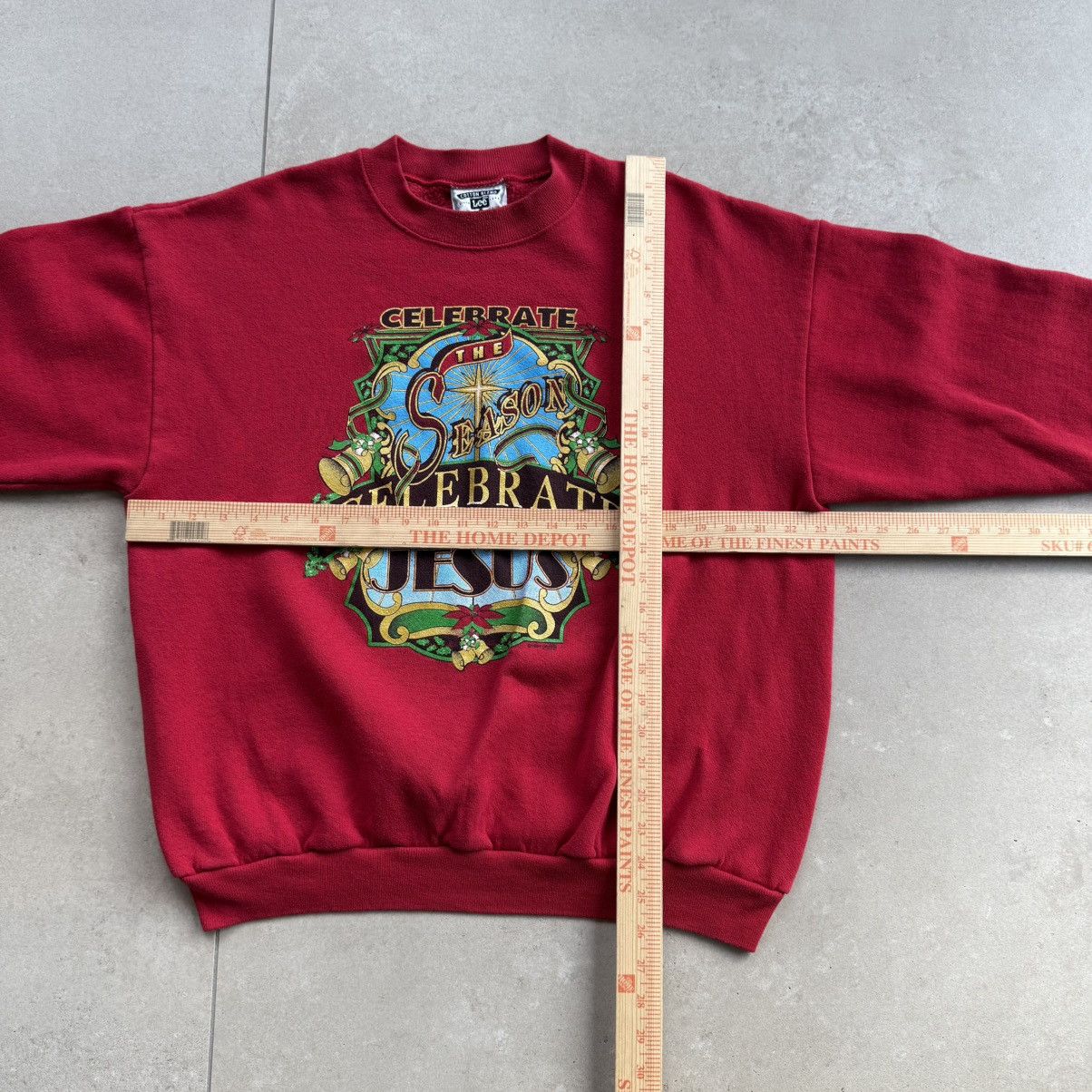 Lee Vintage 1994 Celebrate Jesus Christmas Sweatshirt Size US XL / EU 56 / 4 - 7 Thumbnail