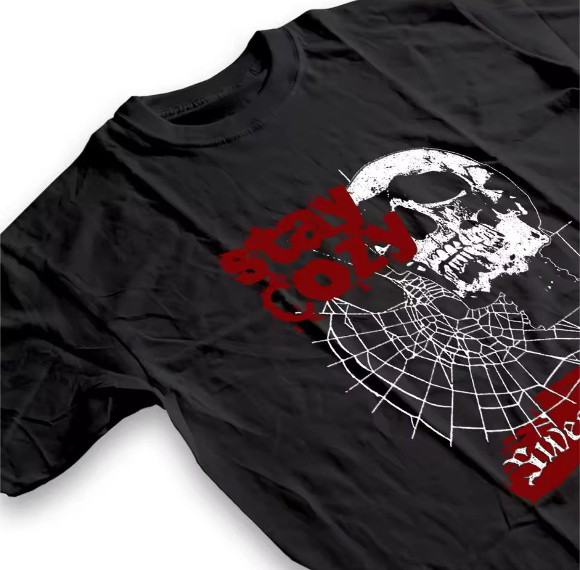 Other Streetwear Retro Skull Spider Web Print T-Shirt Punk Size US XL / EU 56 / 4 - 2 Thumbnail