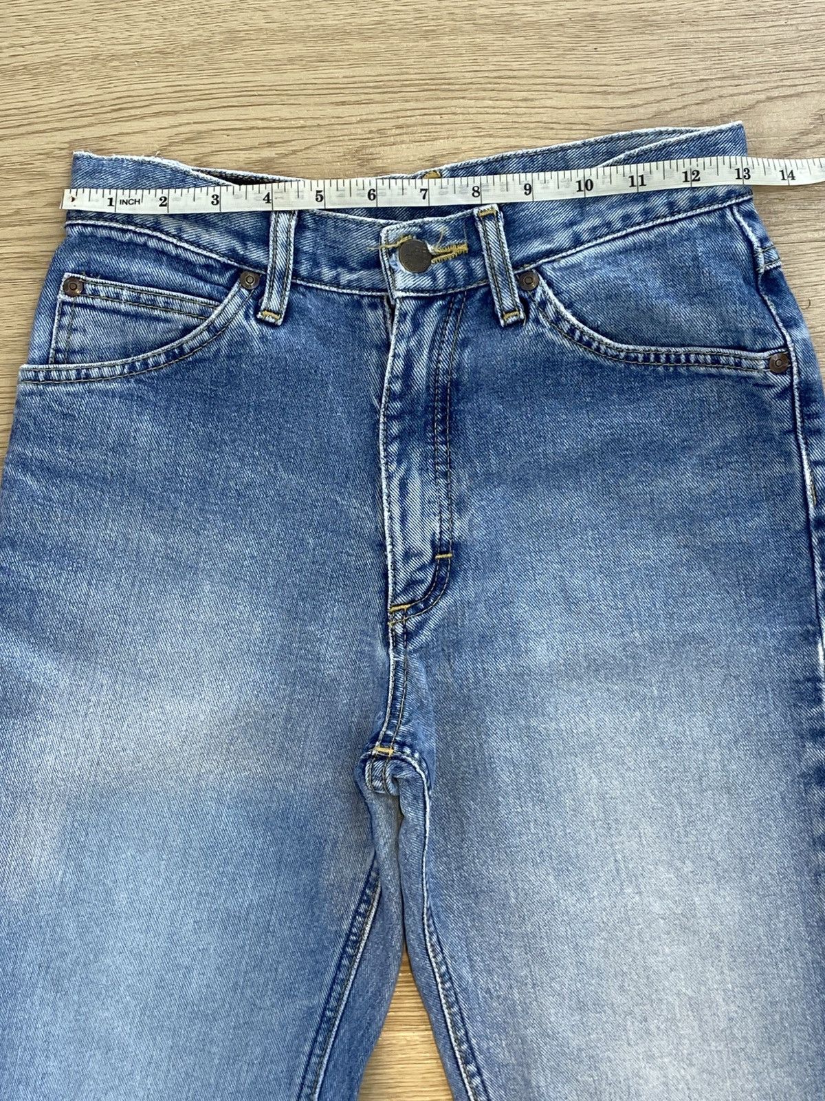 Lee Vintage Lee Brand Blue Faded Wash Style Jeans Size US 26 / EU 42 - 9 Thumbnail