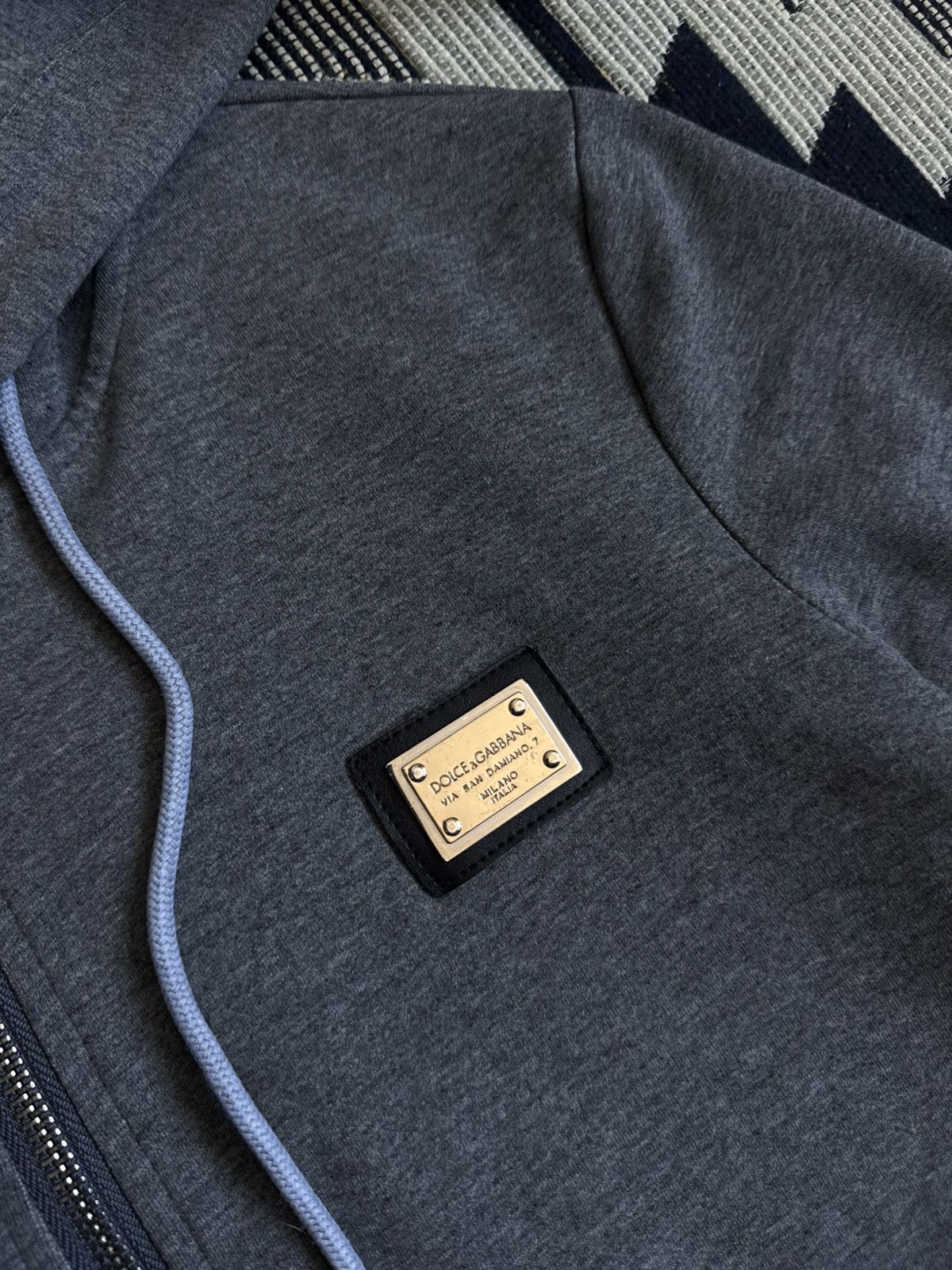 Dolce & Gabbana Vintage Dolce & Gabbana Metal Logo Y2K Women’s Zip-Hoodie Size L / US 10 / IT 46 - 5 Thumbnail