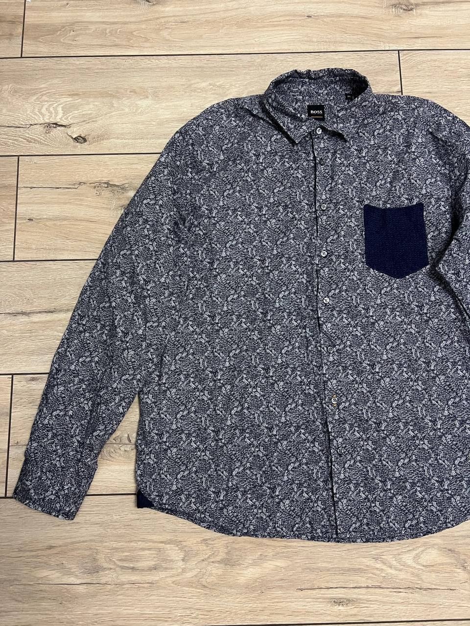 Hugo Boss Hugo Boss Slim Fit Long Sleeve Dress Shirt Mypop 3XL Size US XXL / EU 58 / 5 - 8 Thumbnail