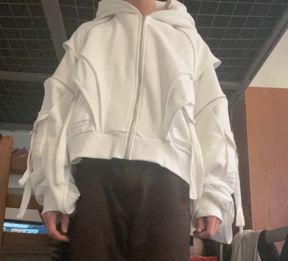 Other Slovakian Dreams White Cargo Hoodie Size US M / EU 48-50 / 2 - 9 Thumbnail