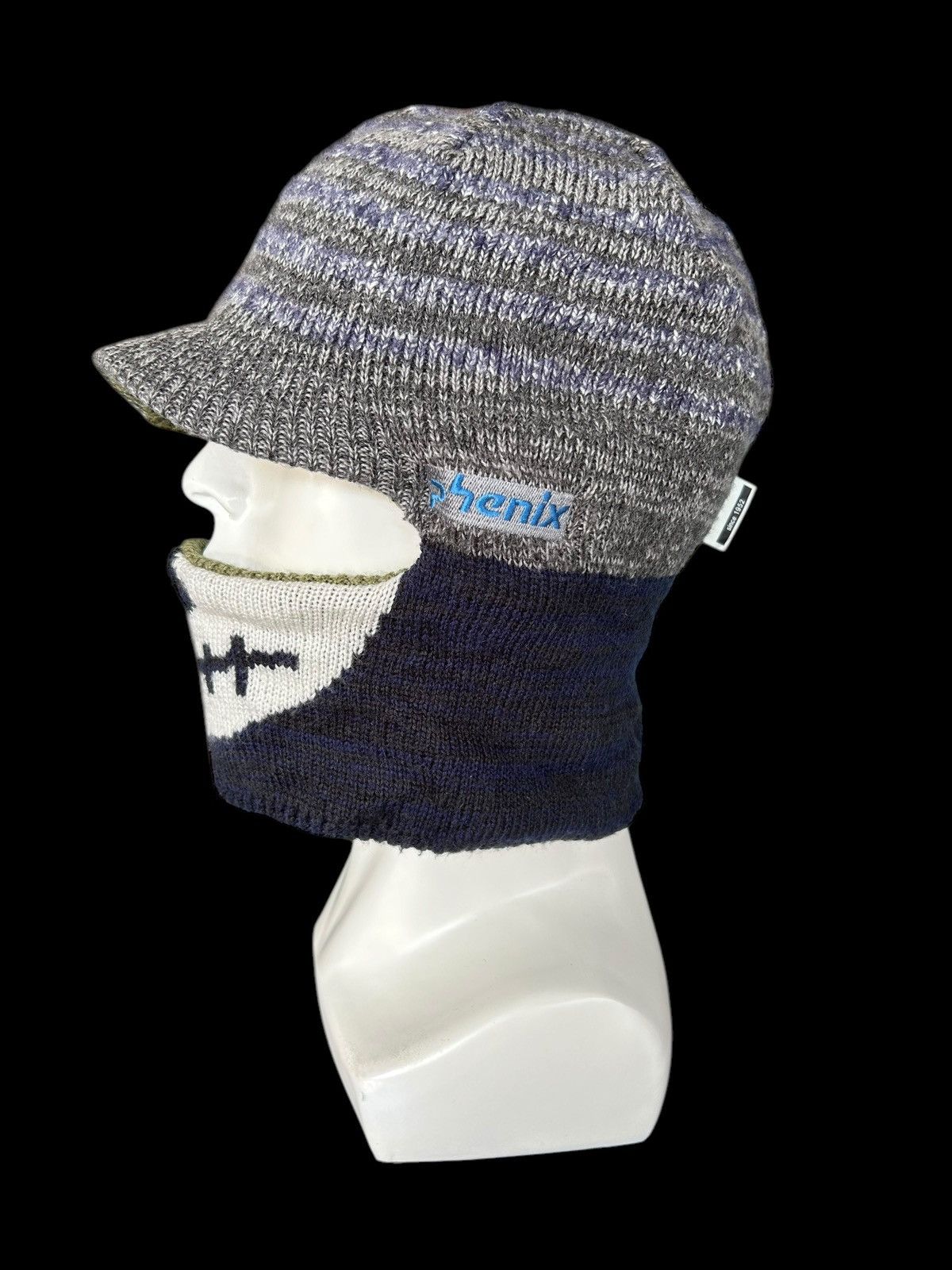 Japanese Brand × Kapital × Vintage Balaclava Masked Hats Phenix Rare Hats ☠️☠️ Size ONE SIZE - 2 Thumbnail