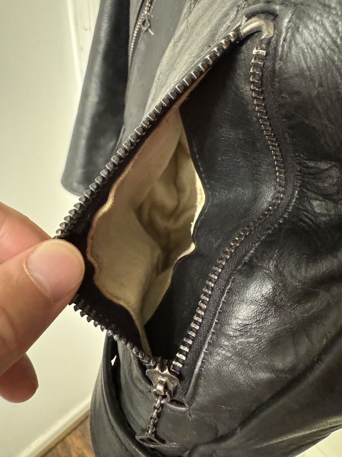 Vintage Rare 50s Guide Master by Wolf of Boston Leather Jacket Size XS / US 0-2 / IT 36-38 - 15 Thumbnail