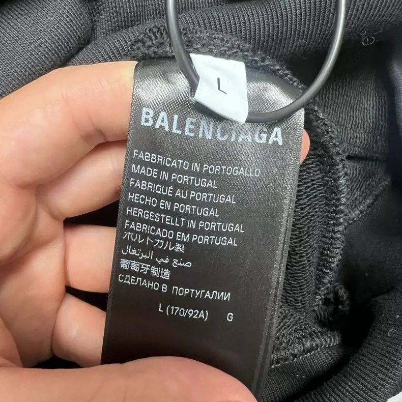 Balenciaga Balenciaga Crystal Logo Hoodie Size US L / EU 52-54 / 3 - 6 Thumbnail