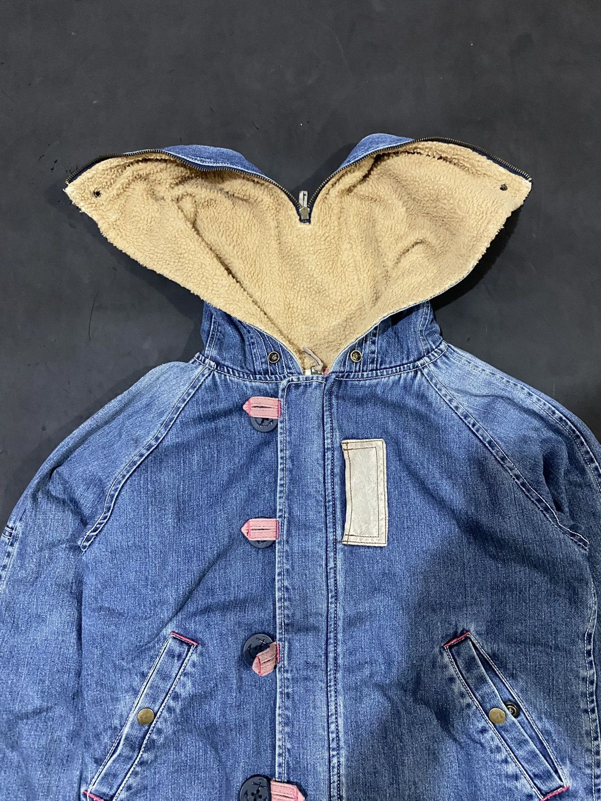 If Six Was Nine Oldbettys denim archived jaket zipper hood Size US M / EU 48-50 / 2 - 4 Thumbnail