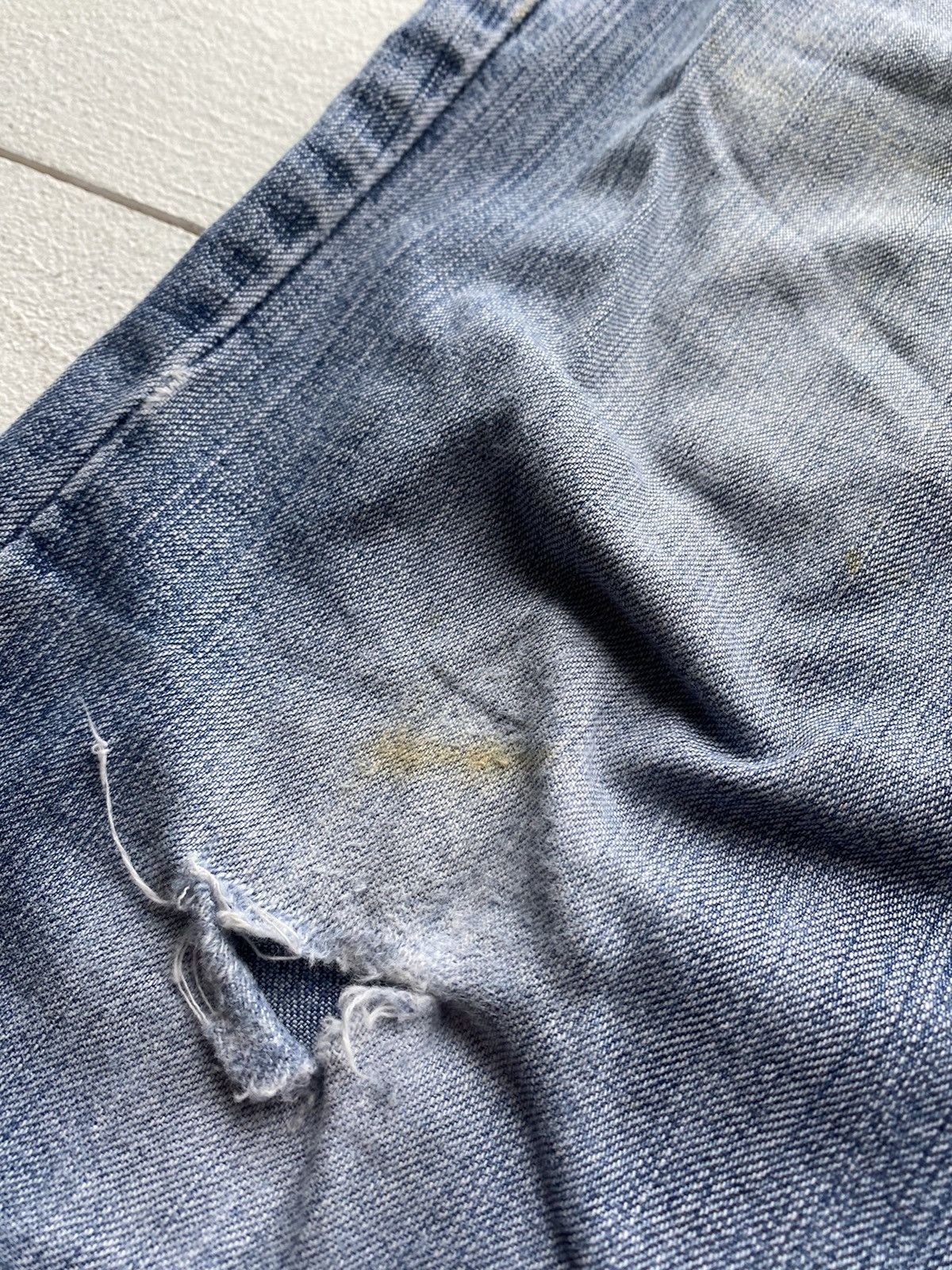 Levi's × Vintage 90s Levis Flare Bell Bottom 27 Dirty Distressed Womens Jeans Size 27" / US 4 / IT 40 - 20 Thumbnail