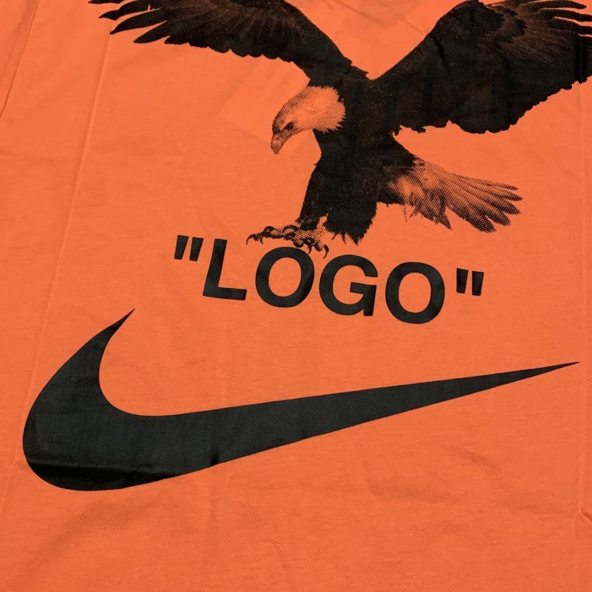 Off-White Off White Nike Small NRG A6 Tie Graphic Orange Tee Virgil Size US S / EU 44-46 / 1 - 3 Thumbnail