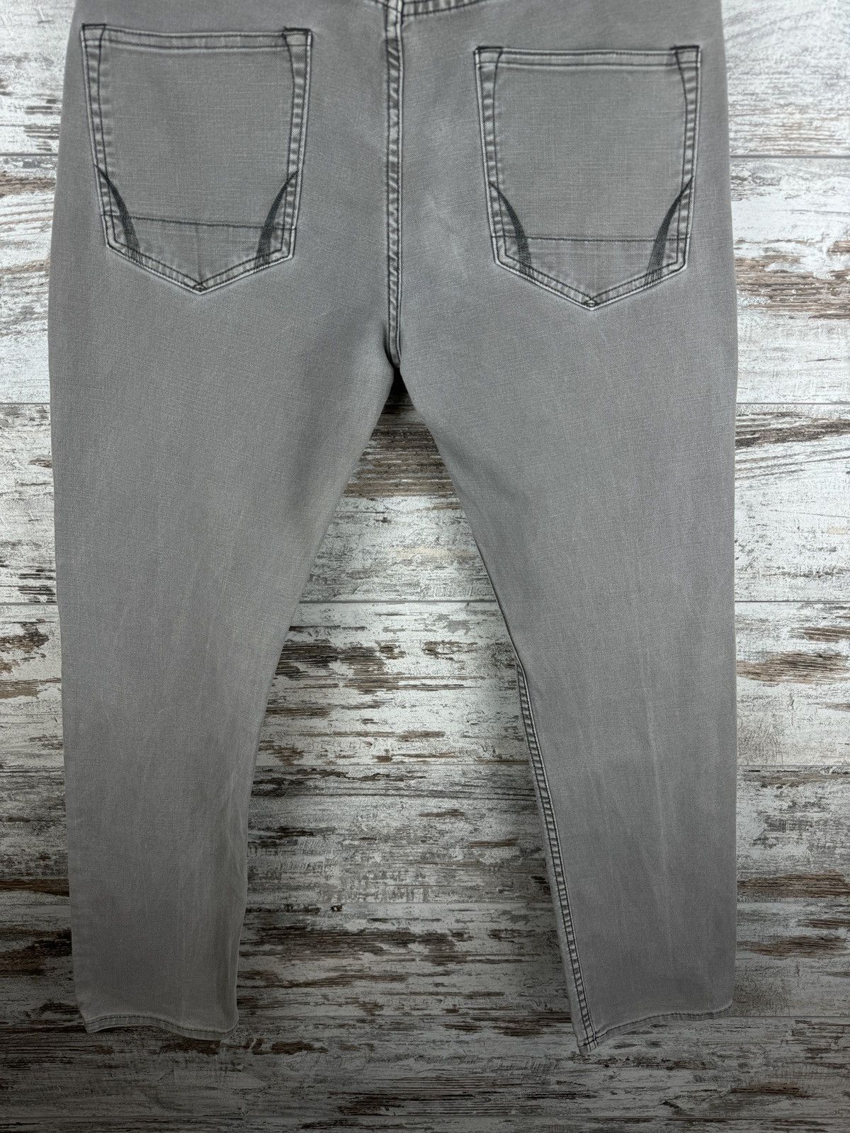 Allsaints × Japanese Brand Mens Vintage AllSaints Sodium Iggy jeans denim pants grey Size US 34 / EU 50 - 12 Thumbnail
