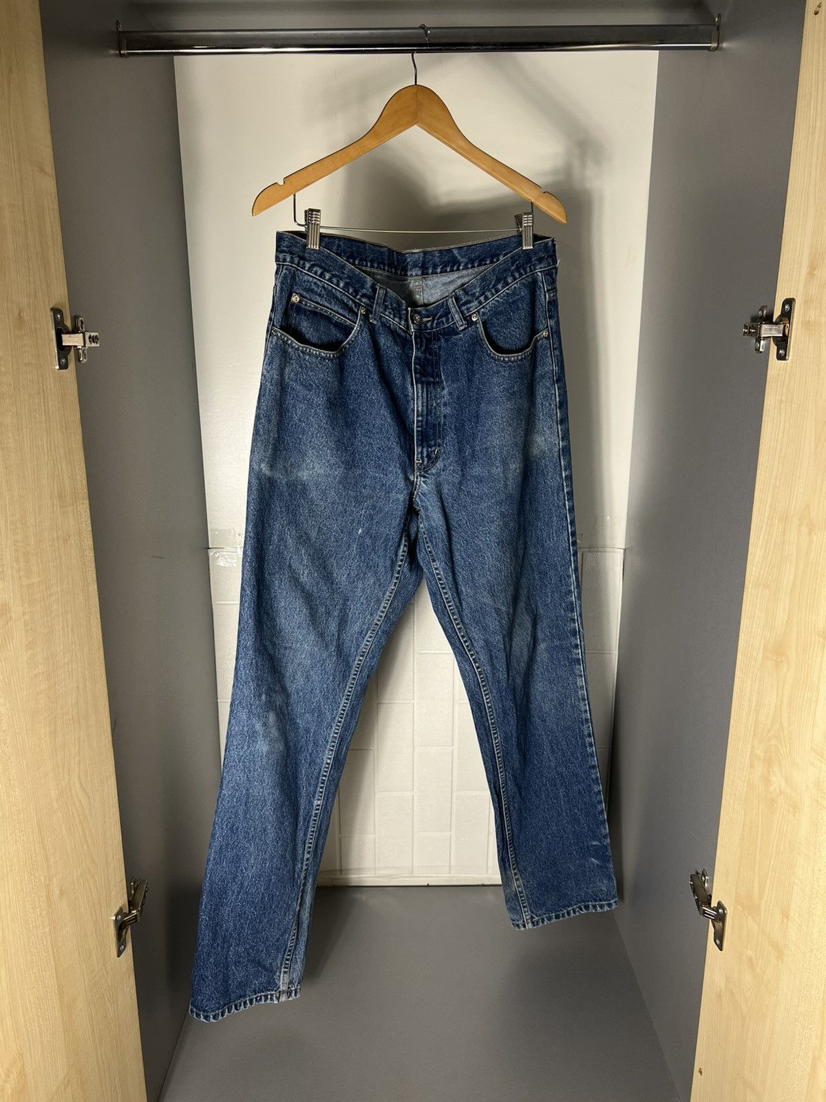 Saint Laurent Paris VINTAGE YVES SAINT LAURENT PARIS RETRO DENIM JEANS WEAR 90s Size US 38 / EU 54 - 5 Thumbnail