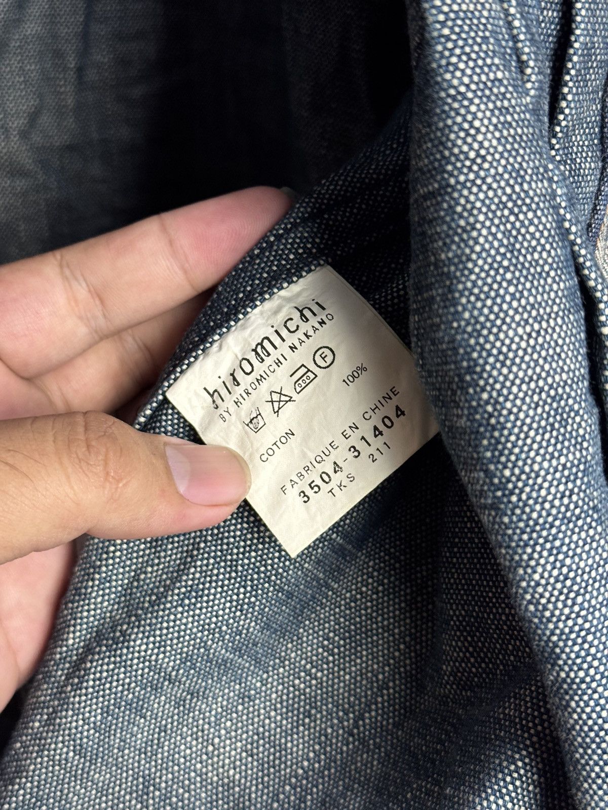 If Six Was Nine × Japanese Brand × Le Grande Bleu (L.G.B.) Hiromichi Nakano Type 1 Denim Jacket Size US M / EU 48-50 / 2 - 7 Thumbnail