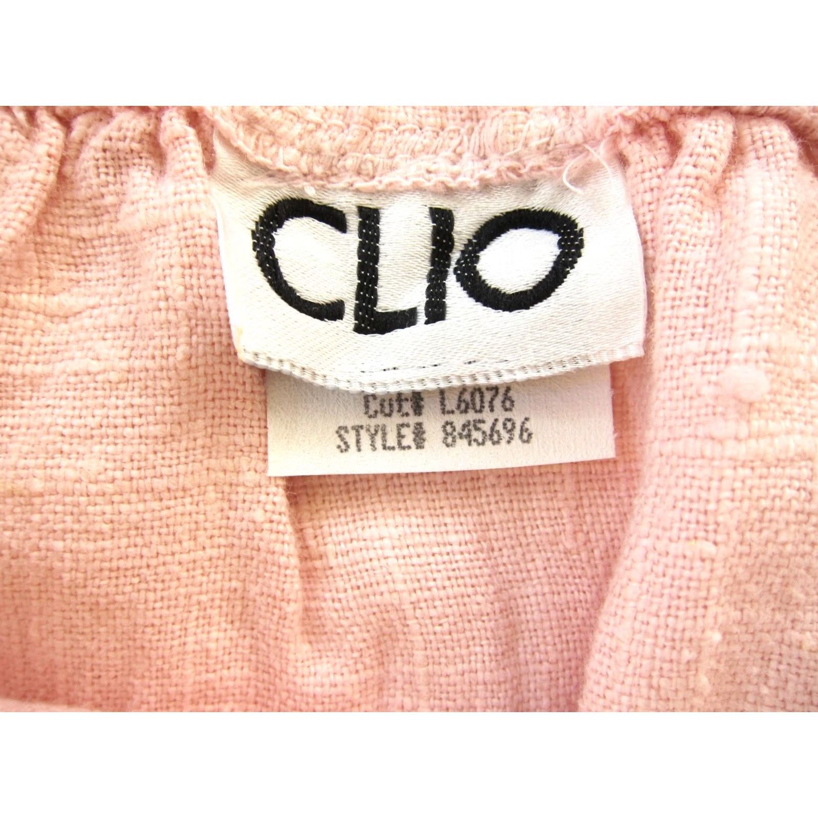 Pinko VINTAGE CLIO Pink Skirt Women XS 100% Linen Elastic Waist Straight Pencil Long Solid Linen Women's Skirt Size XS Pink Vintage CLIO - Size 26" / US 2 / IT 38 - 3 Thumbnail