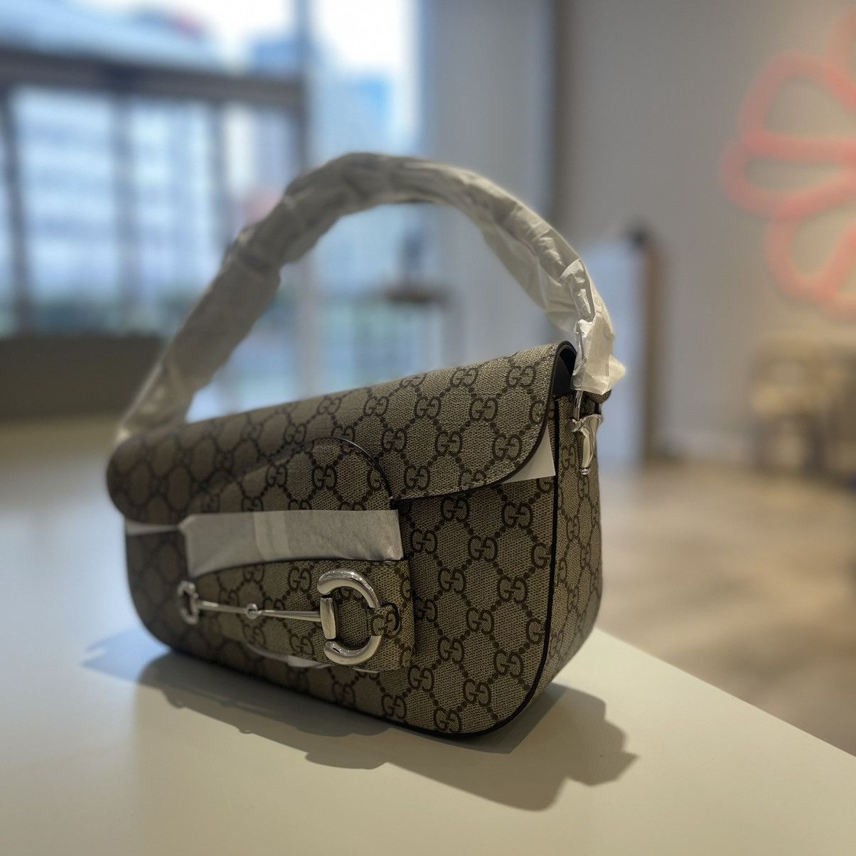 Gucci Gucci Mini Horsebit 1955 Shoulder Bag Size ONE SIZE - 3 Thumbnail