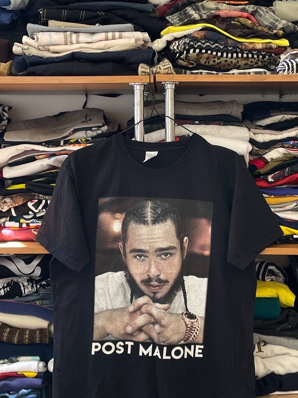 Hypebeast × Rap Tees Post Malone Posty Co Tour Rap Overlogo T Shirt Size US M / EU 48-50 / 2 - 3 Thumbnail