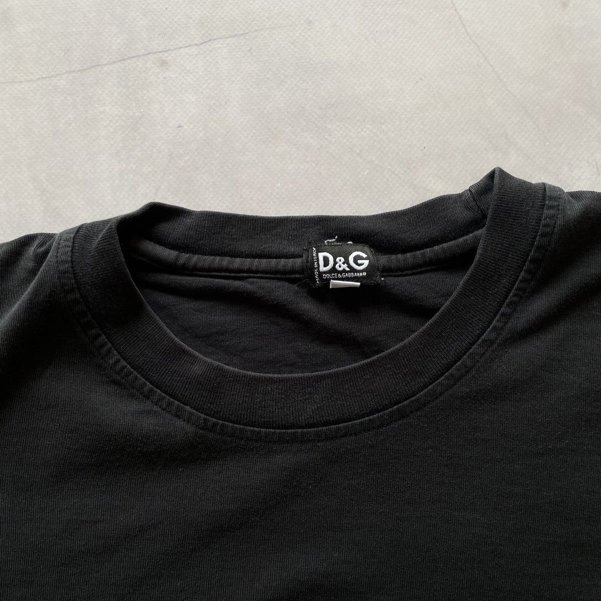 Diesel × If Six Was Nine × Japanese Brand Punk Dolce Gabbana Style Big Logo DG Faded T-shirt Tee Size US L / EU 52-54 / 3 - 3 Thumbnail