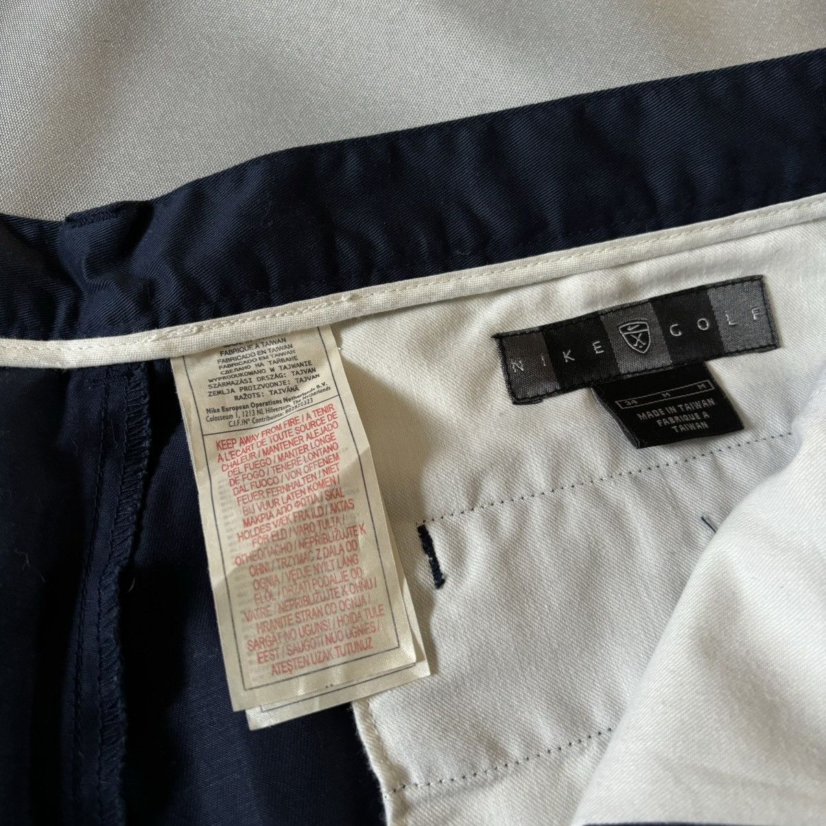 Nike Nike Golf vintage rare shorts cotton dark blue medium Size US 32 / EU 48 - 5 Thumbnail
