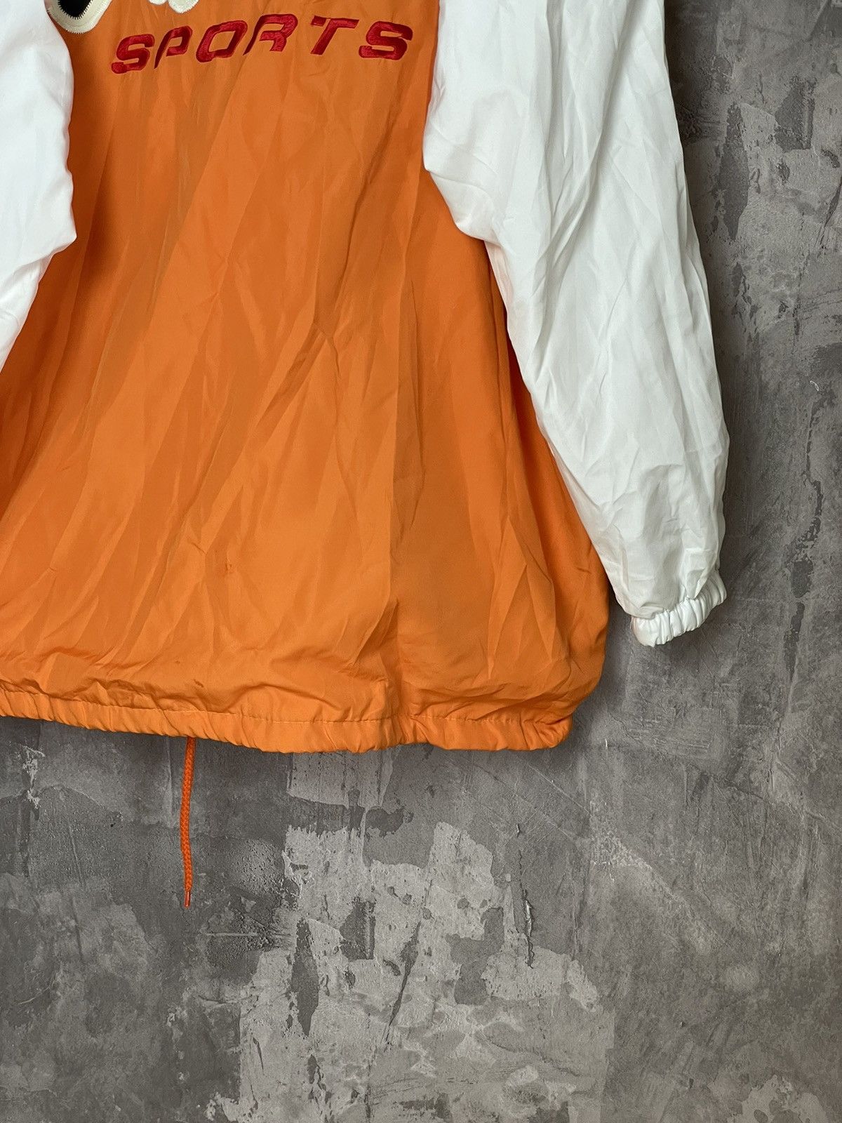 Designer × Fubu × Vintage FUBU SPORTS JACKET OVERSIZED NYLON SIZE L ORANGE Size US L / EU 52-54 / 3 - 6 Thumbnail