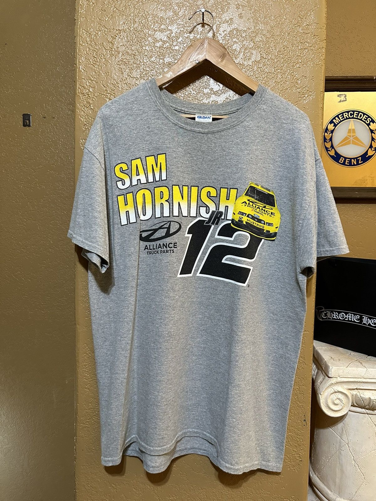 NASCAR × Vintage Vintage NASCAR Sam Hornish Jr Mustang Tee Large Size US L / EU 52-54 / 3 - 2 Thumbnail