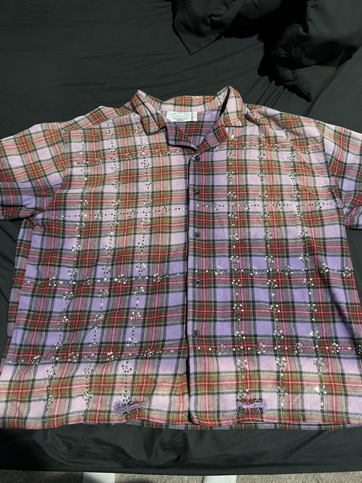 Vale Forever Rhinestone Flannel