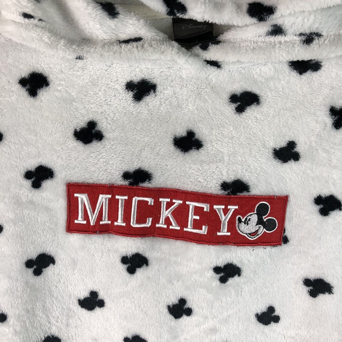 Cartoon Network × Disney × Mickey Mouse Disney Mickey Mouse vintage dotted White Hoodie #7455 Size US L / EU 52-54 / 3 - 9 Thumbnail