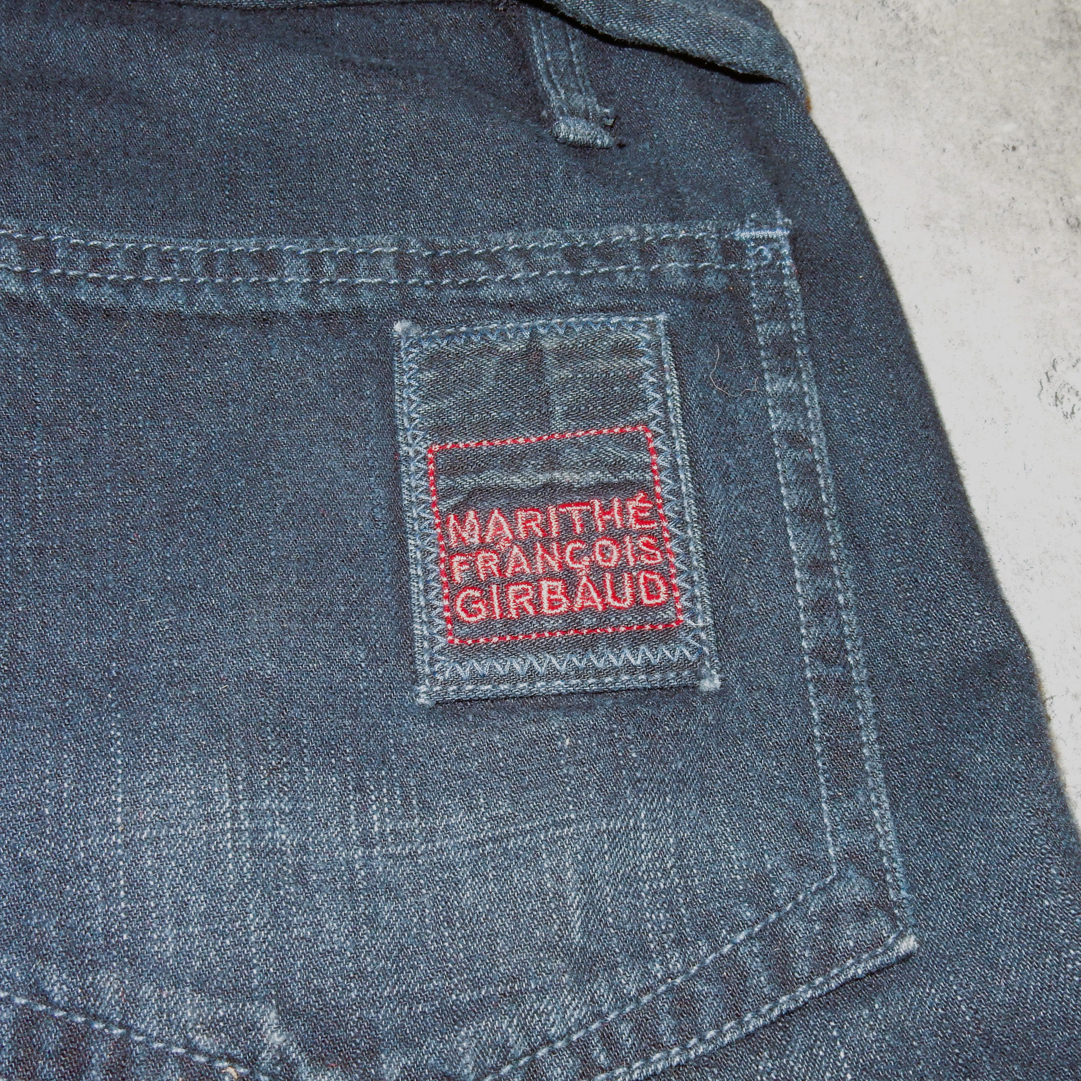 Marithe + Francois Girbaud × Vintage Marithe Francois Girbaud navy jeans maxi skirt - M Size 27" / US 4 / IT 40 - 5 Thumbnail