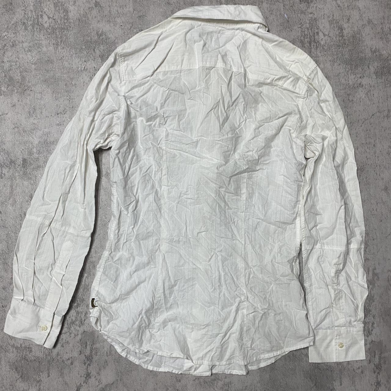 Armani White Armani Jeans size 7 long sleeve shirt Size US M / EU 48-50 / 2 - 4 Thumbnail