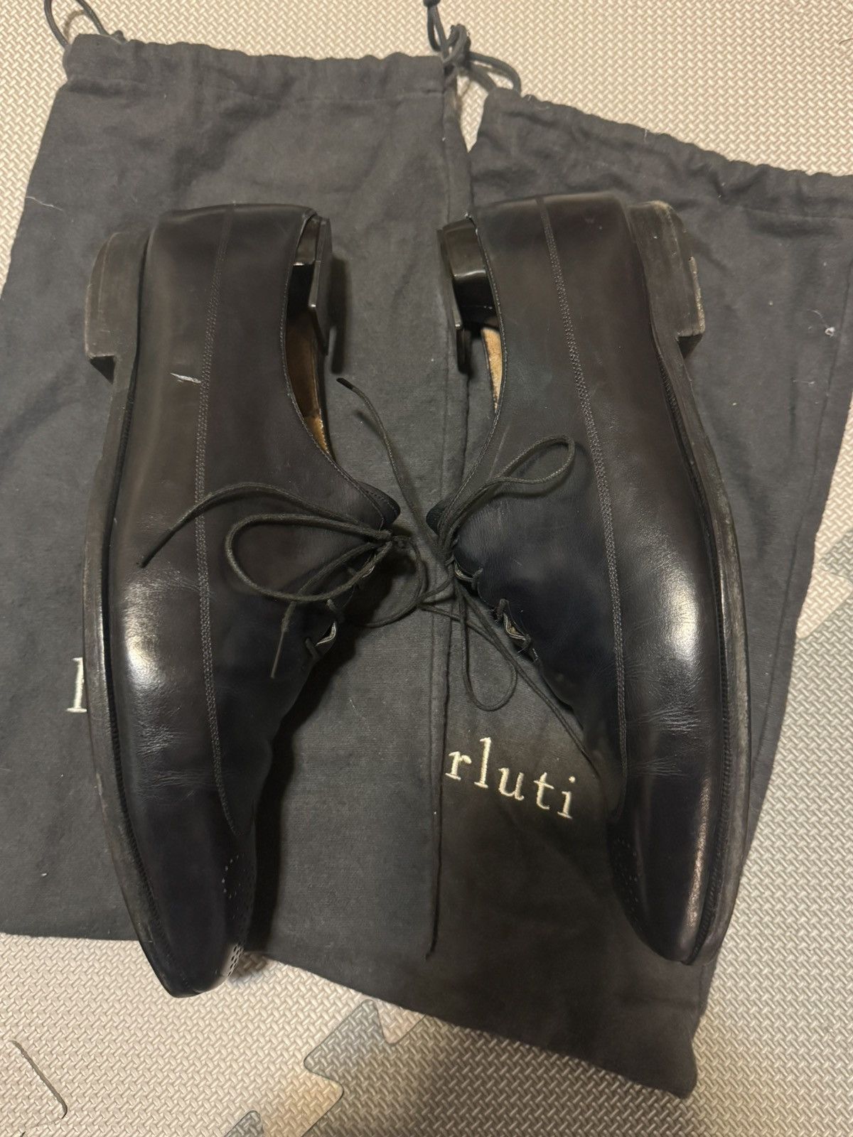 Berluti Deep Navy Wholecut Berluti Shoes Size US 9 / EU 42 - 5 Thumbnail