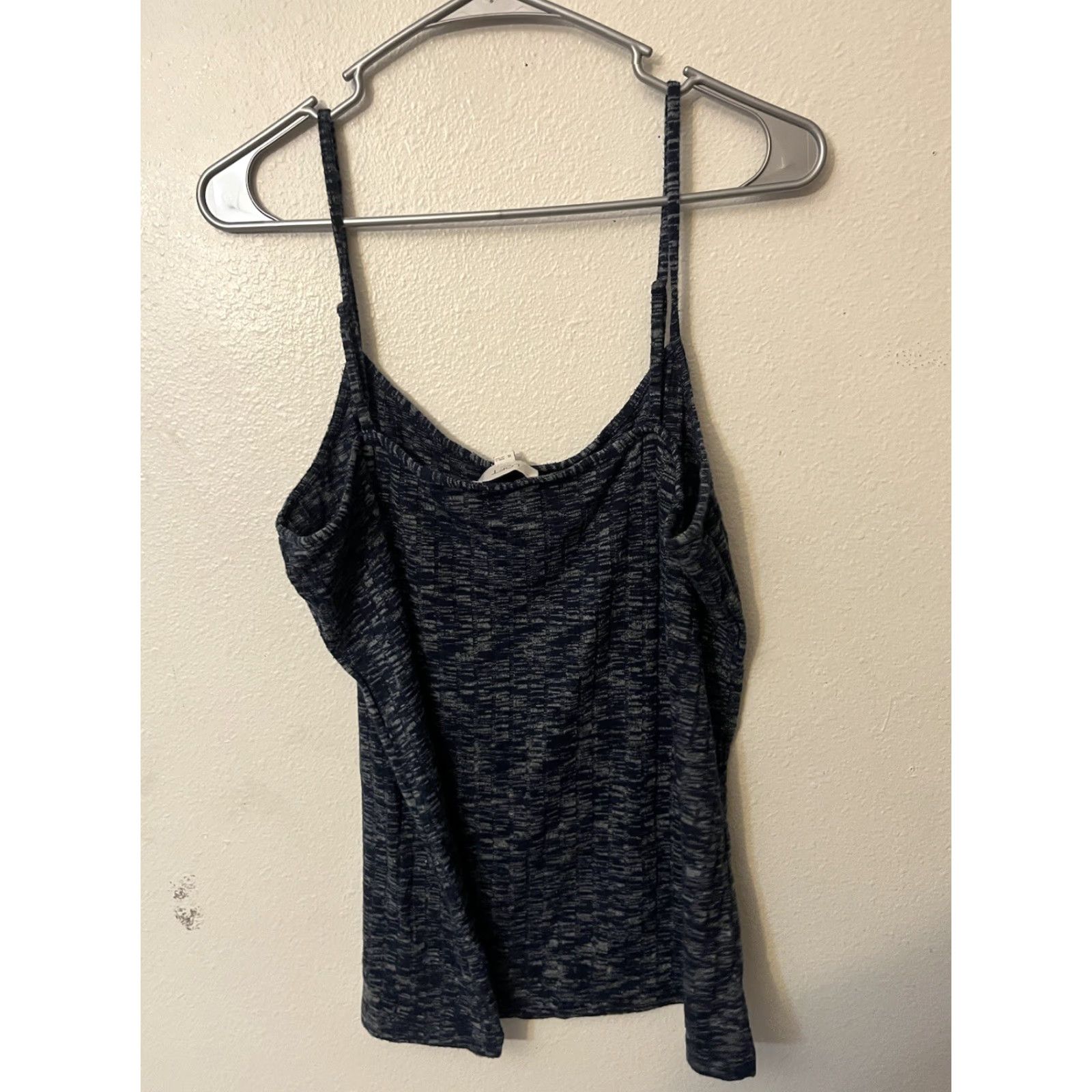 Loft LOFT Camisole Tank Women’s XL Blue Heather Print Multicolor Polyester Sleeveless Pullover Casual Travel Workwear Shirt Womens 90s? Size ONE SIZE - 2 Thumbnail