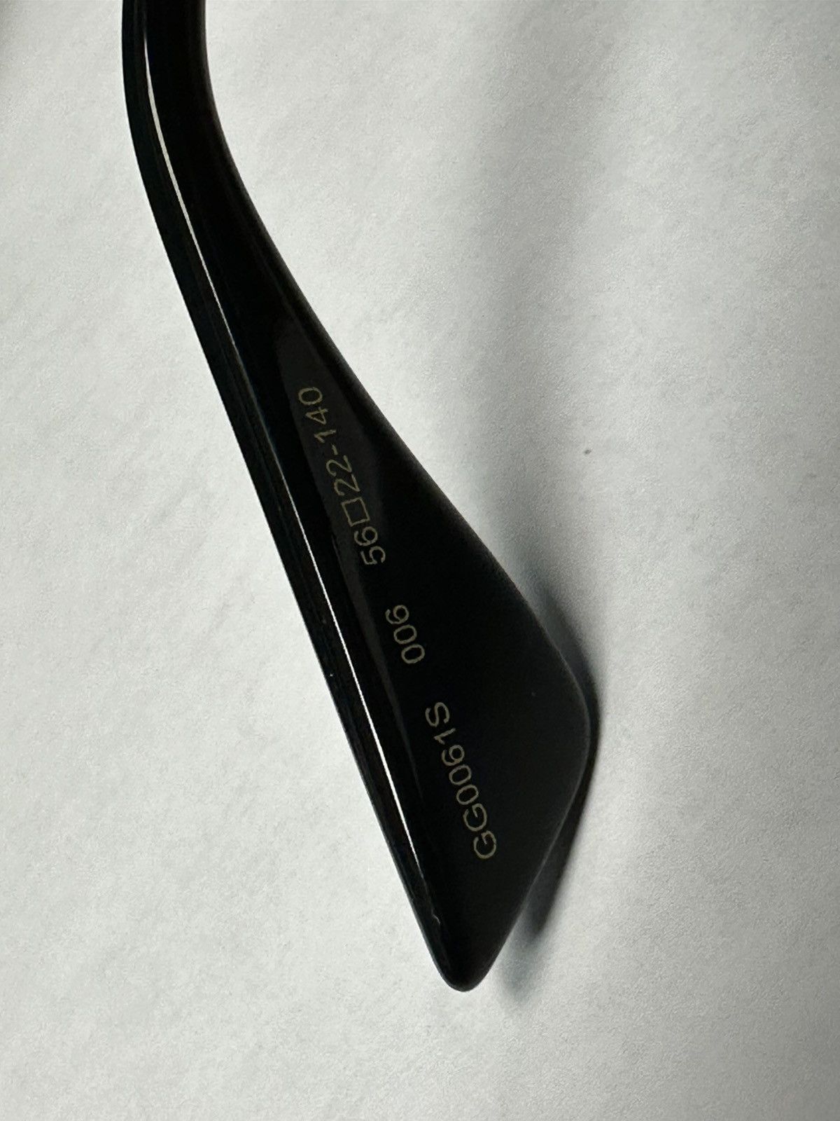Gucci Gucci Black and White Round Light Tint Sunglasses Size ONE SIZE - 5 Thumbnail