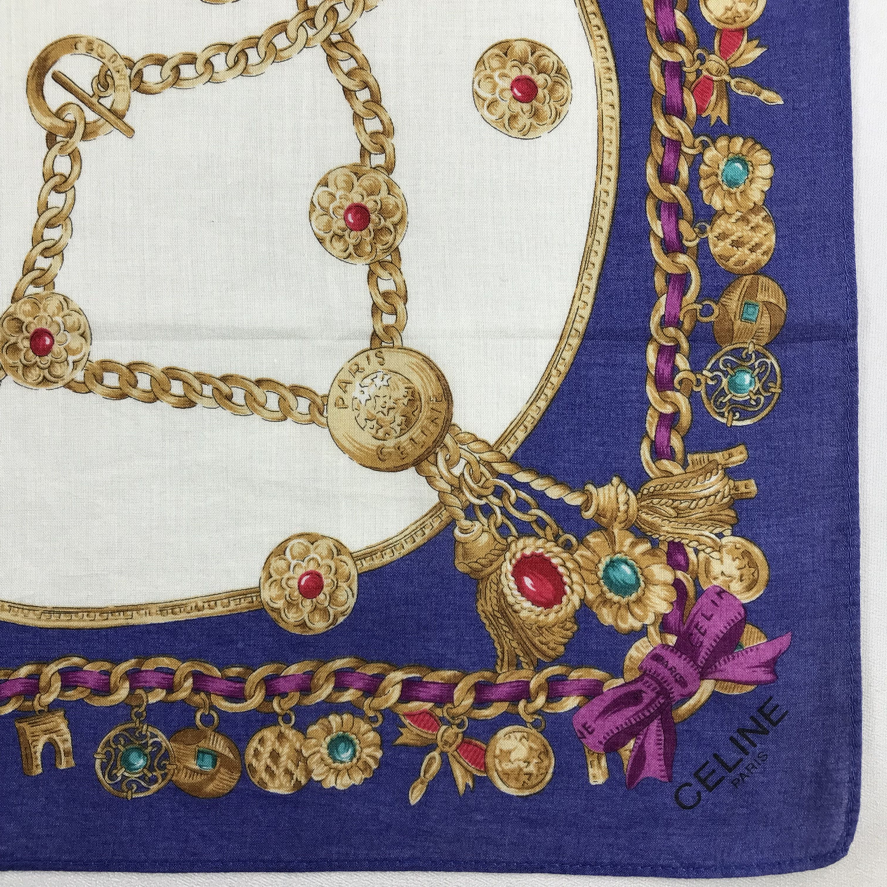 Celine Celine Handkerchief / Bandana / Neckerchief C547 Size ONE SIZE - 5 Thumbnail