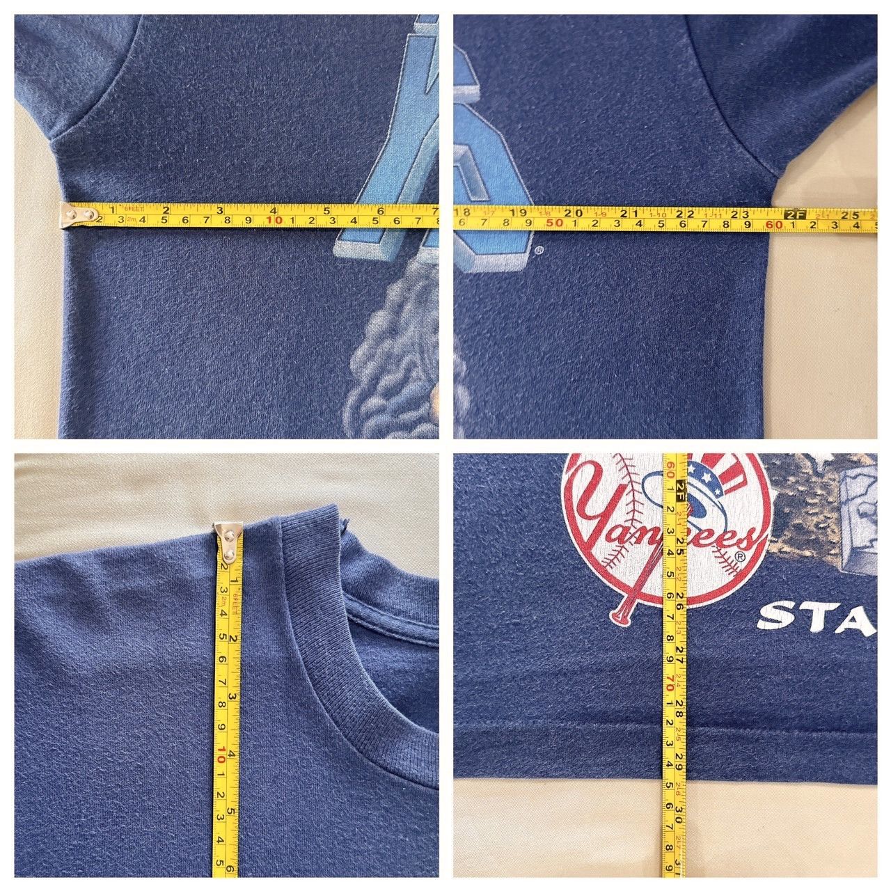 Vintage Vintage 90s New York Yankees MLB t-shirt/ L Size US L / EU 52-54 / 3 - 9 Thumbnail