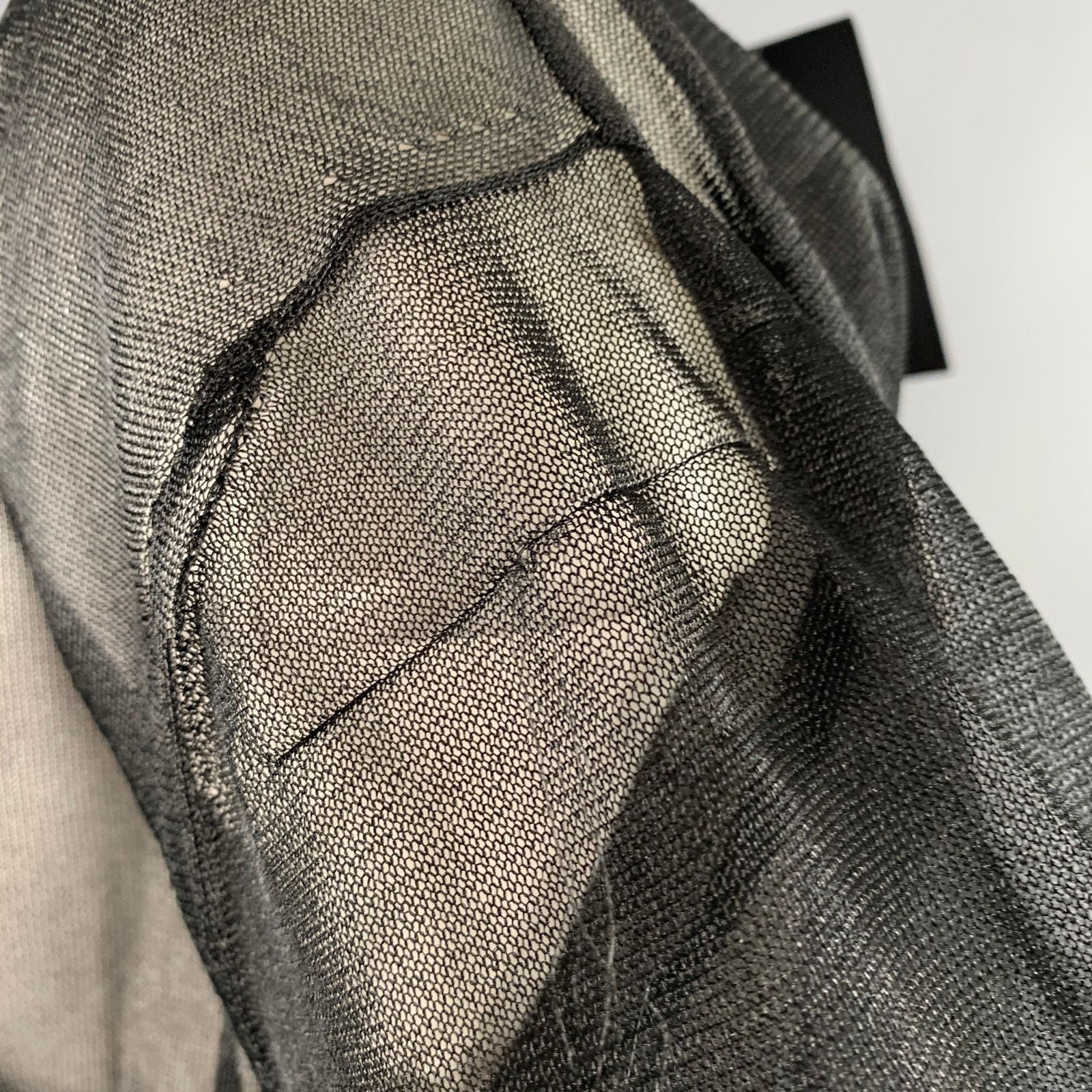 Calvin Klein CALVIN KLEIN Wilson Black Mesh T-Shirt Dress Size XS / US 0-2 / IT 36-38 - 7 Thumbnail