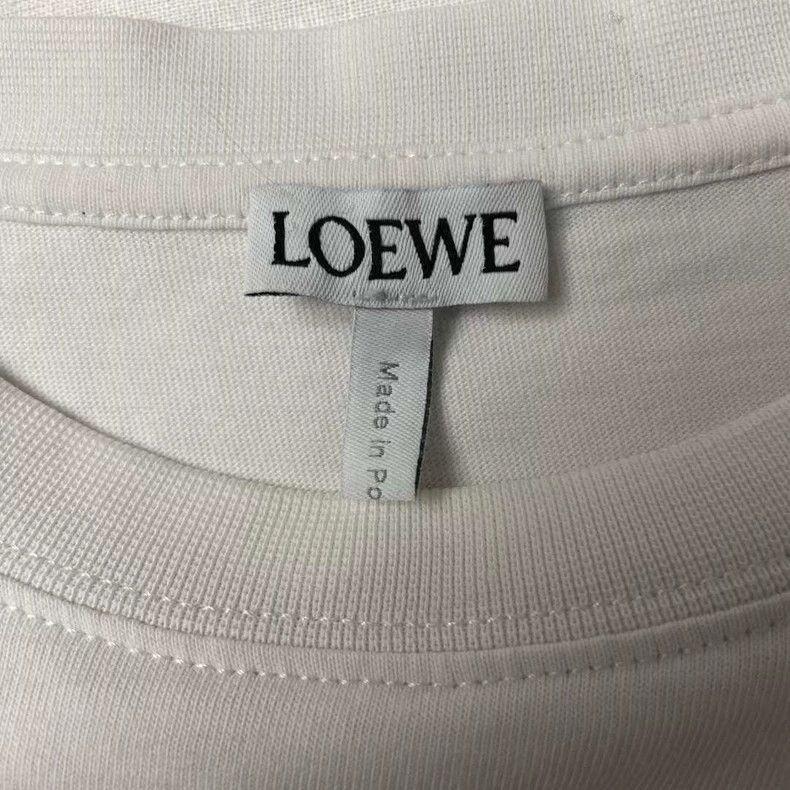 Loewe LOEWE White relief logo short sleeve Size XS / US 0-2 / IT 36-38 - 4 Thumbnail