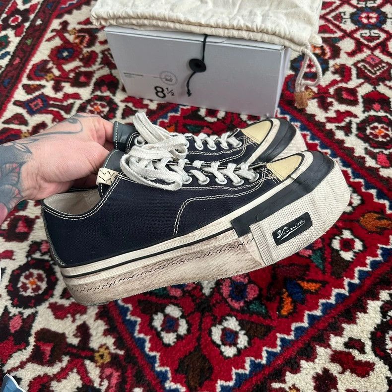 Visvim Visvimvisvim Skagway Canvas Sneakers in Navy-2504 Size US 8.5 / EU 41-42 - 4 Thumbnail