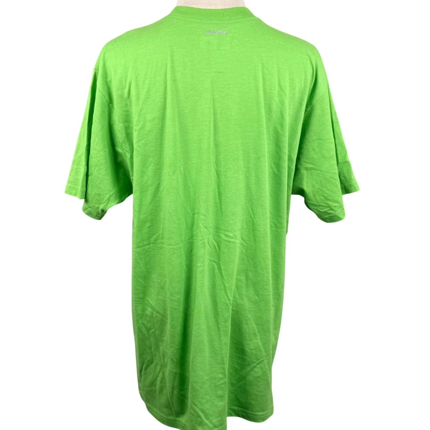 Adidas Adidas Mens Large T Shirt Lime Green Work Hard Stay Humble Graphic Motivational Size US L / EU 52-54 / 3 - 3 Thumbnail