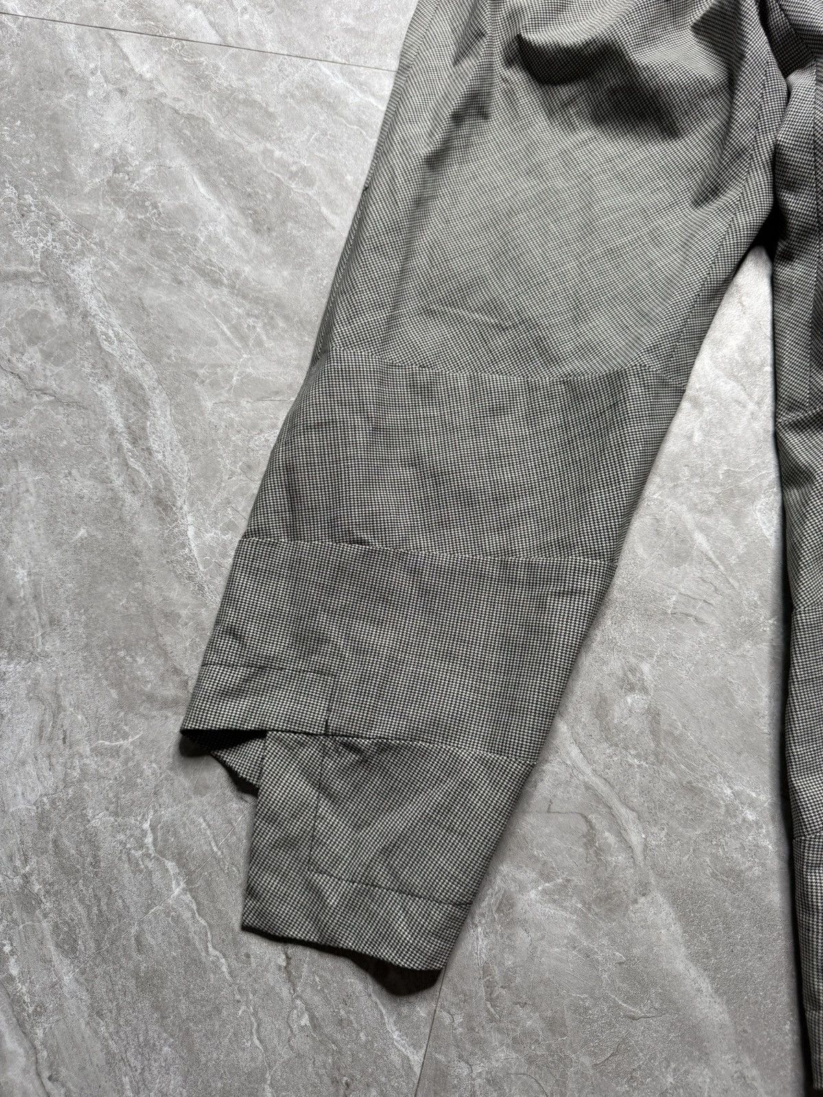 CDG by Comme des Garcons CDG CDG Houndstooth Twisted Hem Wool Pants Size US 29 - 3 Thumbnail
