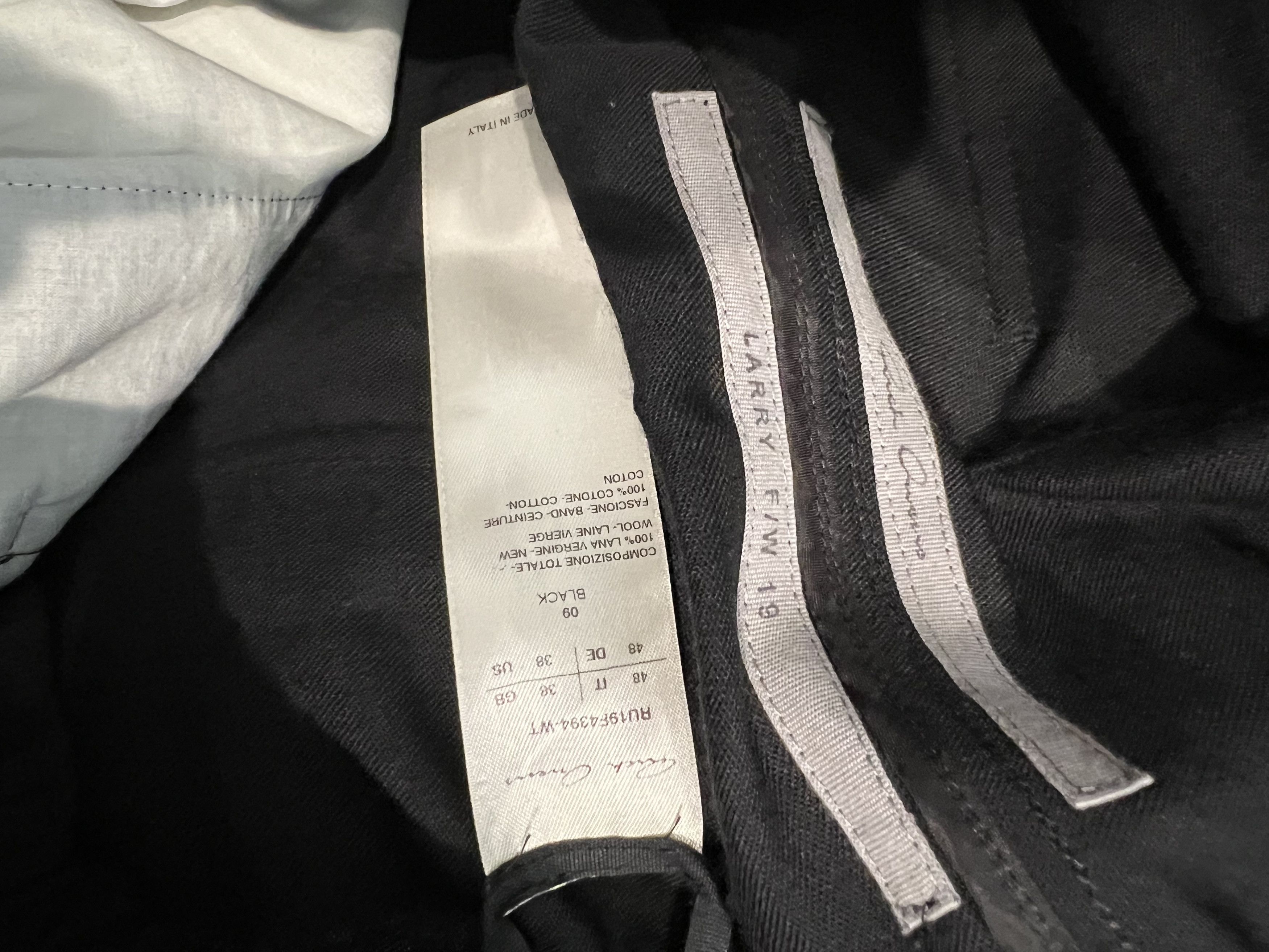 Rick Owens Rick Owens FW19 Larry Wool Pants US32EU48/M Size US 32 / EU 48 - 4 Thumbnail